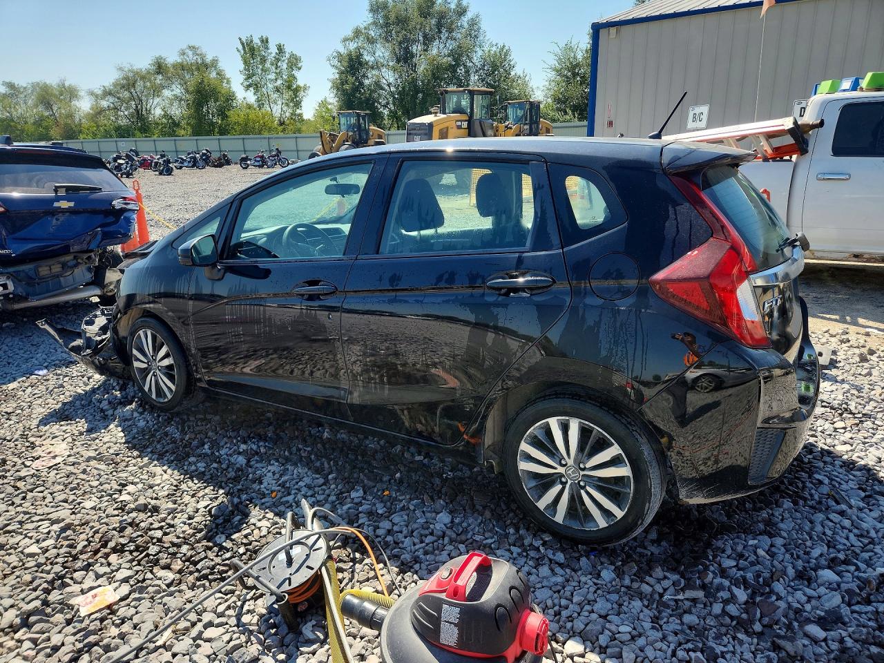 2015 Honda Fit Ex Черный vin: 3HGGK5H83FM722053