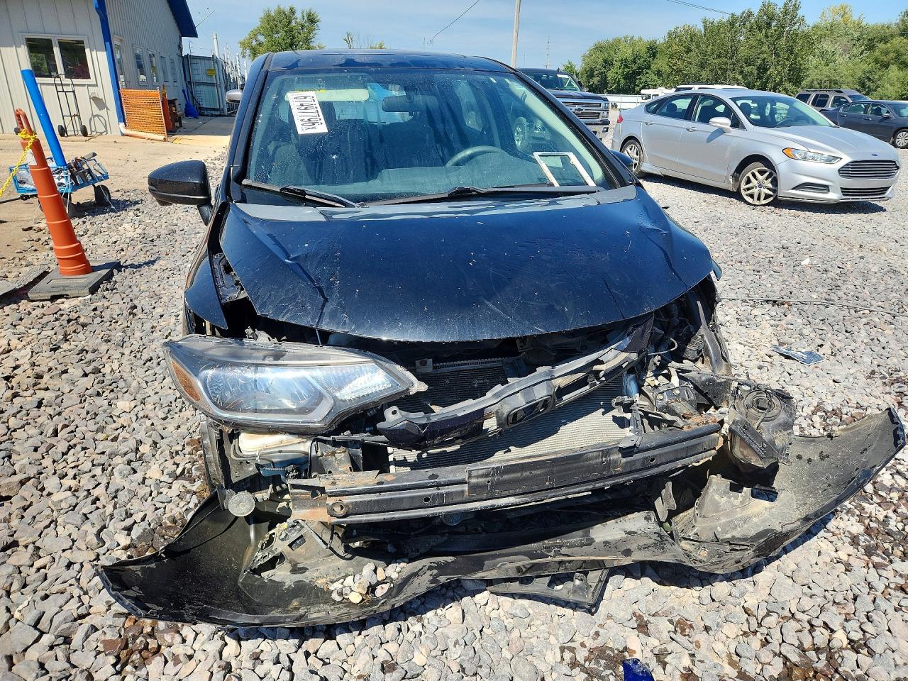 2015 Honda Fit Ex Черный vin: 3HGGK5H83FM722053