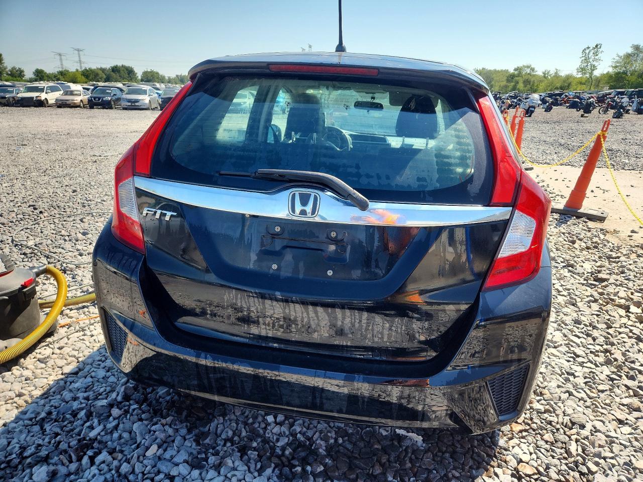 2015 Honda Fit Ex Черный vin: 3HGGK5H83FM722053