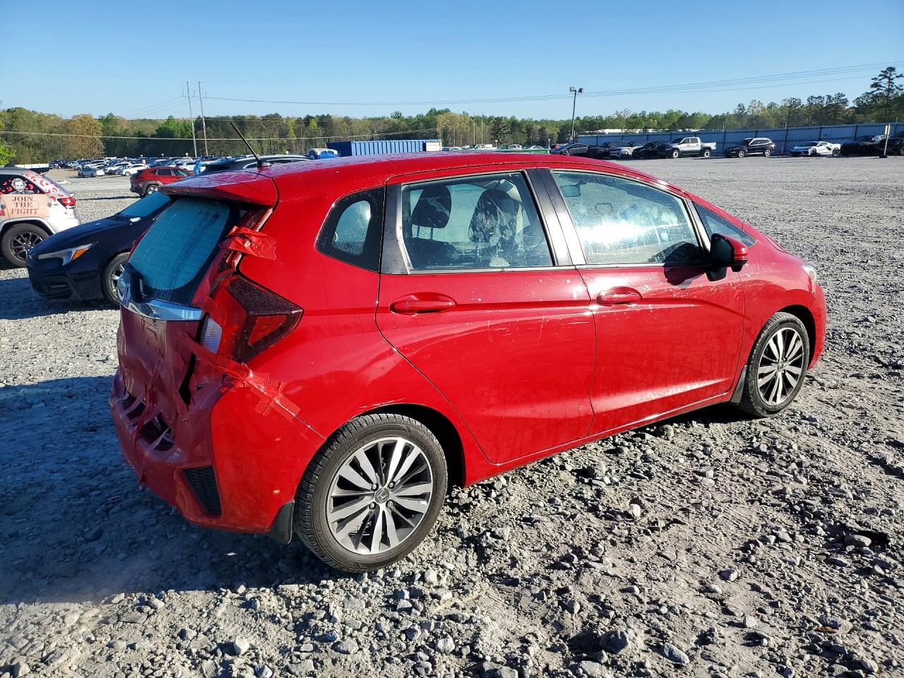 2015 Honda Fit Ex Красный vin: 3HGGK5H83FM729925