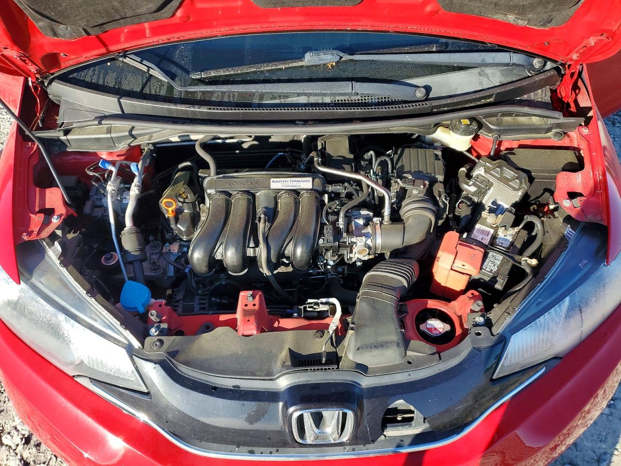 2015 Honda Fit Ex Красный vin: 3HGGK5H83FM729925
