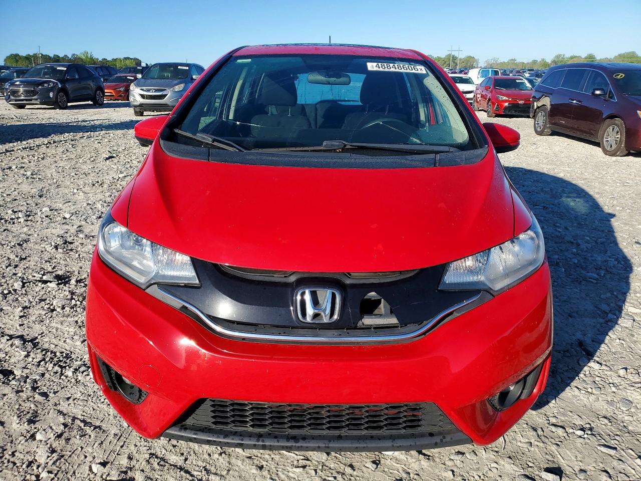 2015 Honda Fit Ex Красный vin: 3HGGK5H83FM729925