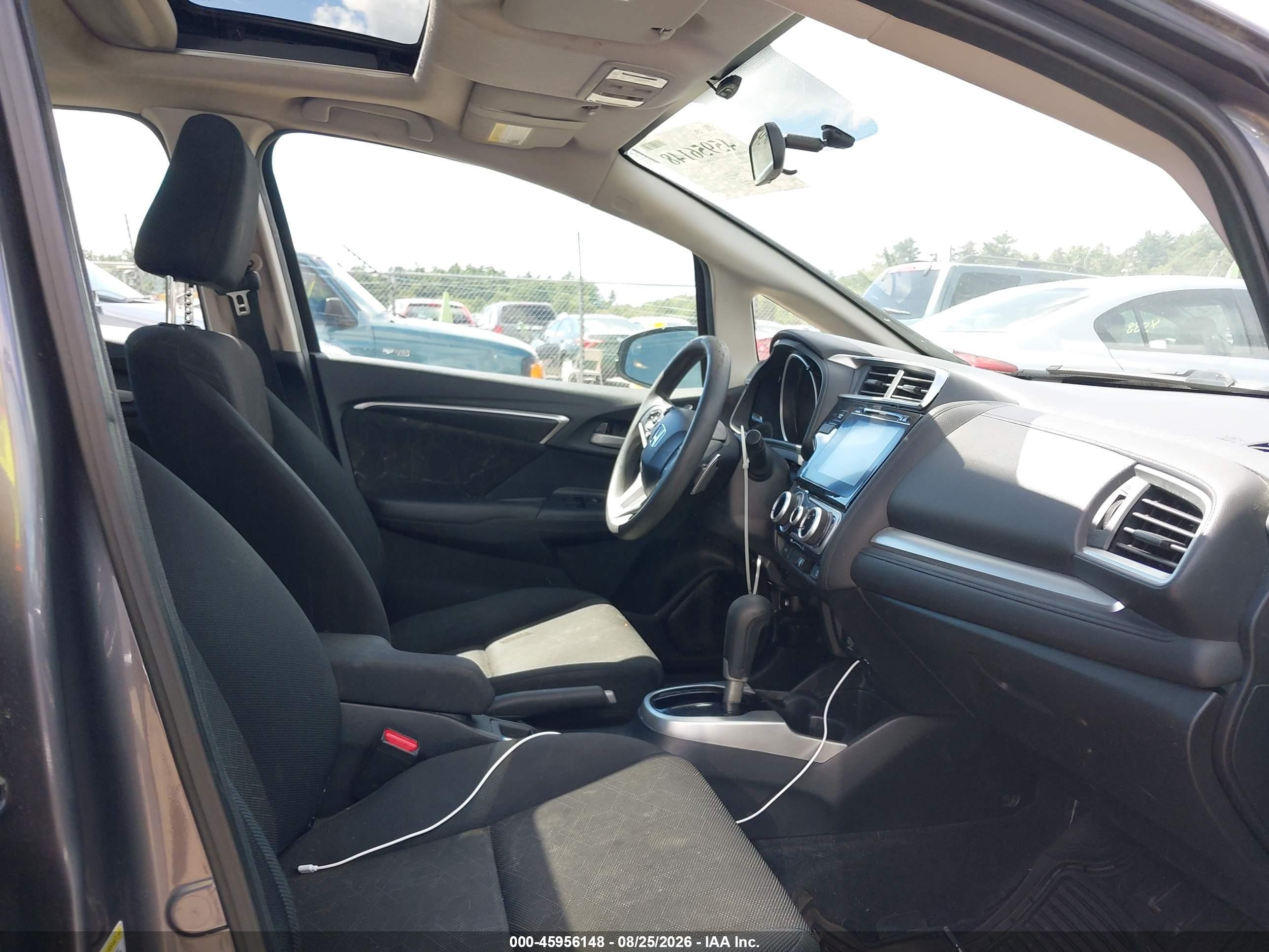 2015 Honda Fit Ex/ex-l Gray vin: 3HGGK5H83FM730038