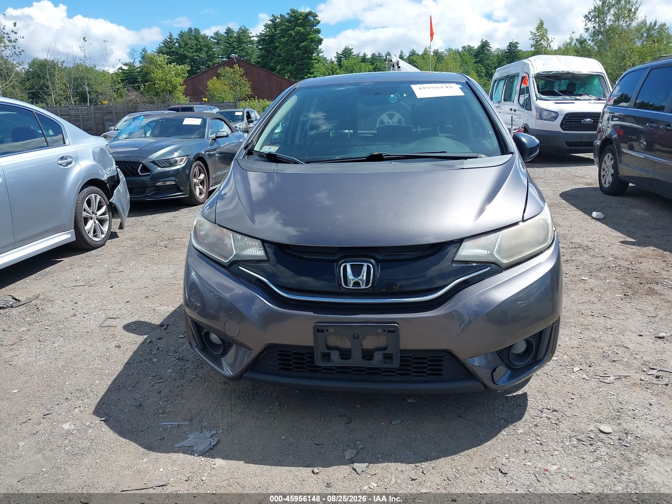 2015 Honda Fit Ex/ex-l Gray vin: 3HGGK5H83FM730038