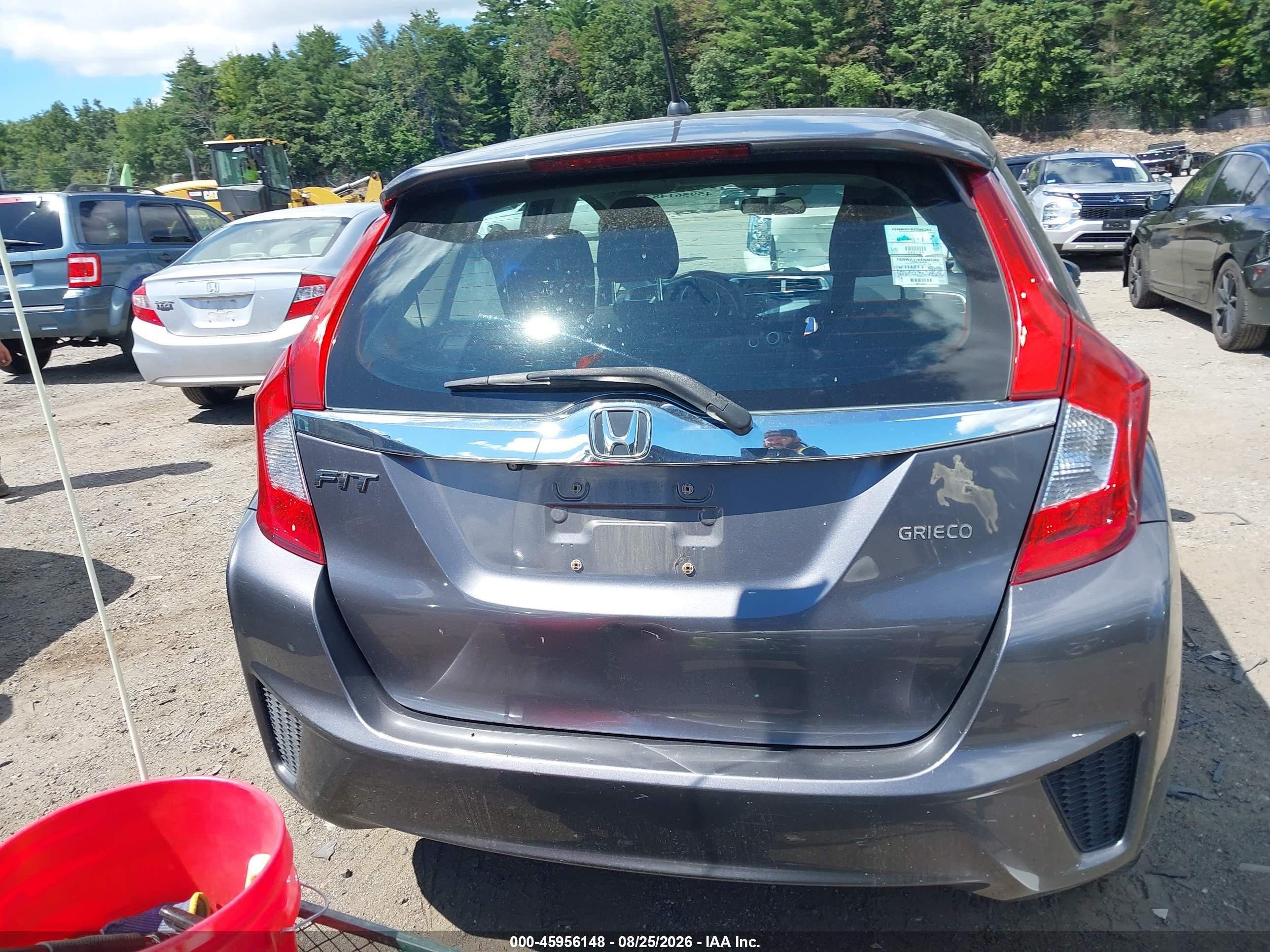 2015 Honda Fit Ex/ex-l Gray vin: 3HGGK5H83FM730038