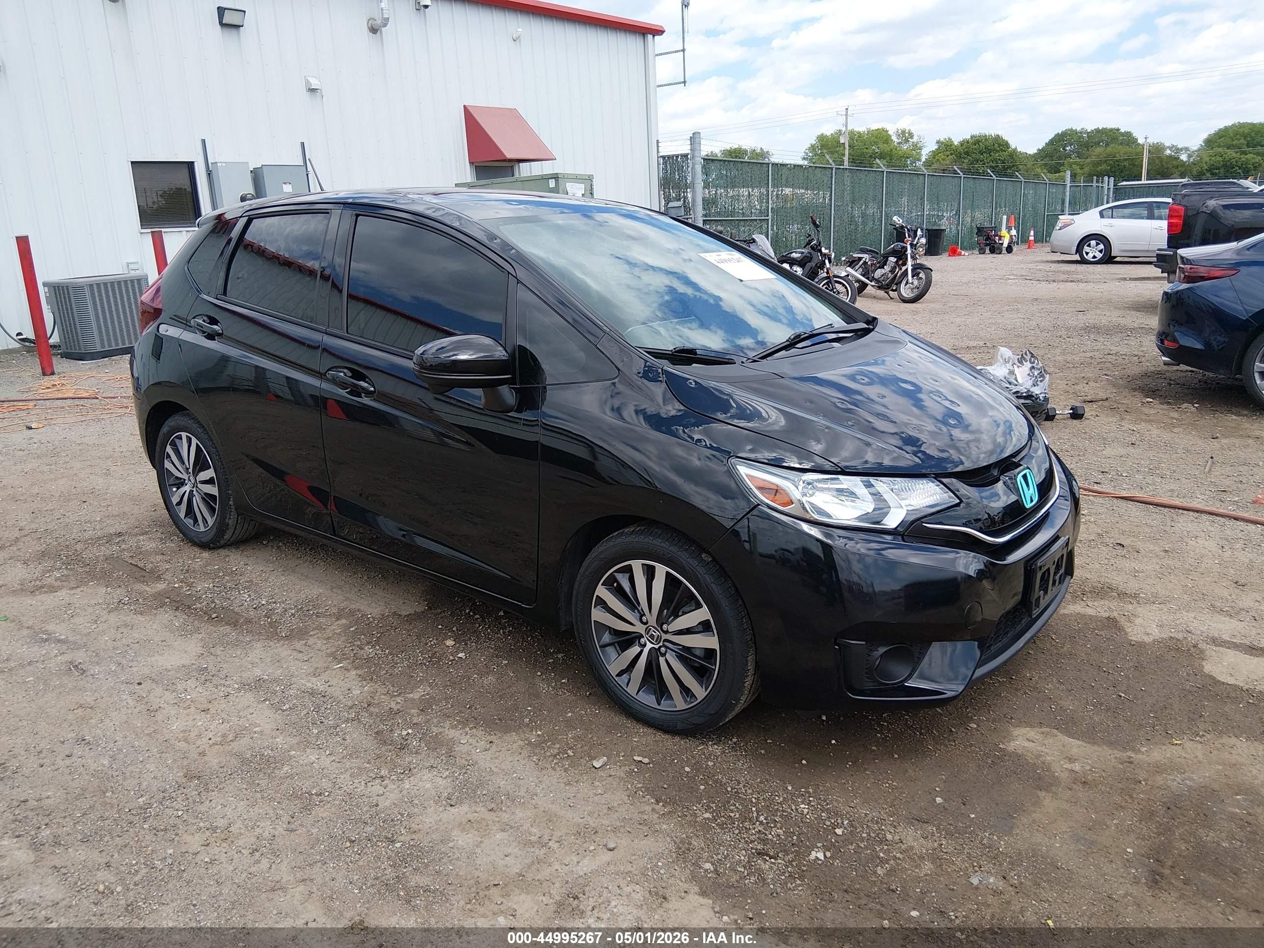 2015 Honda Fit Ex/ex-l Black vin: 3HGGK5H83FM734672