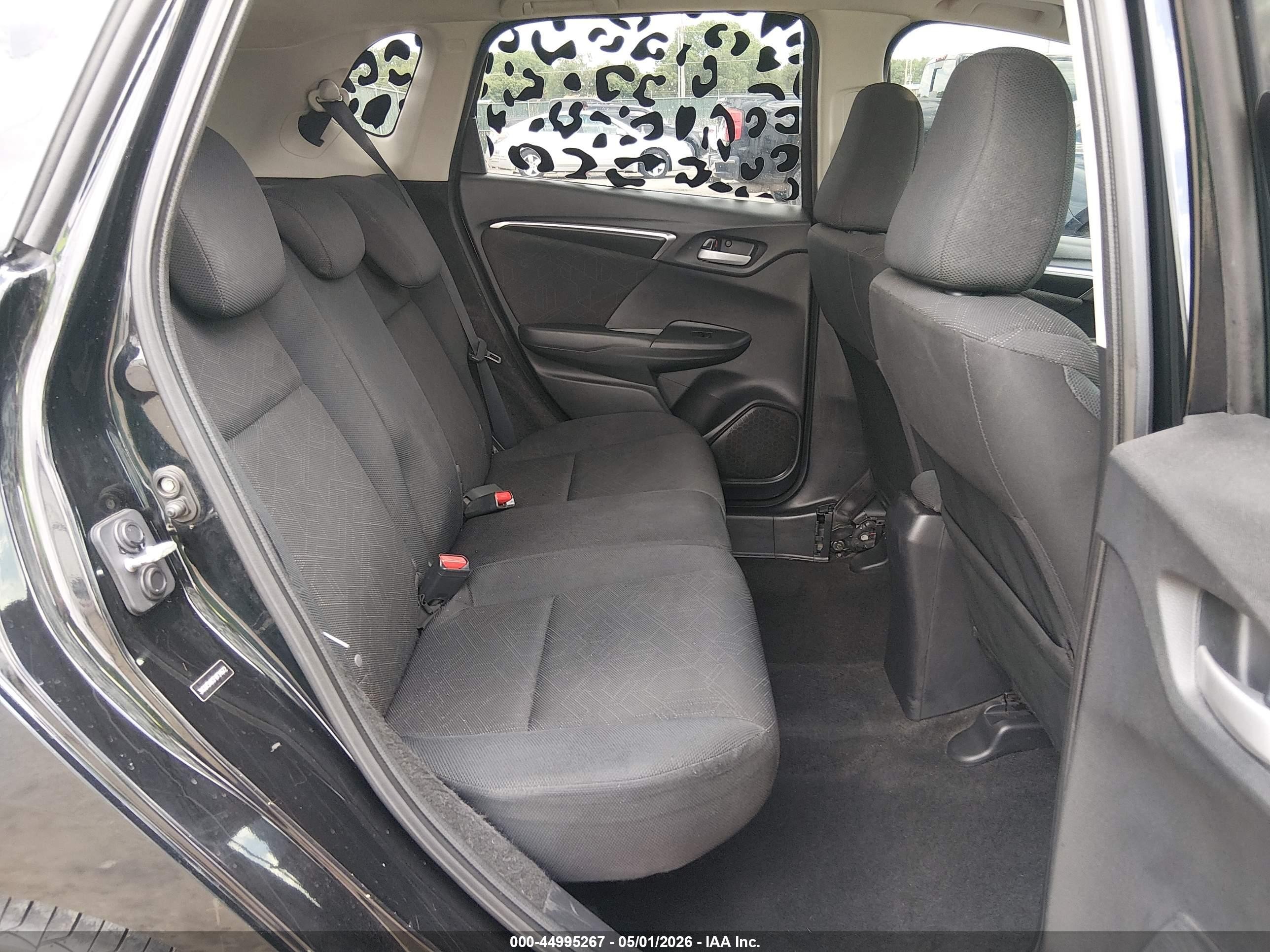 2015 Honda Fit Ex/ex-l Black vin: 3HGGK5H83FM734672