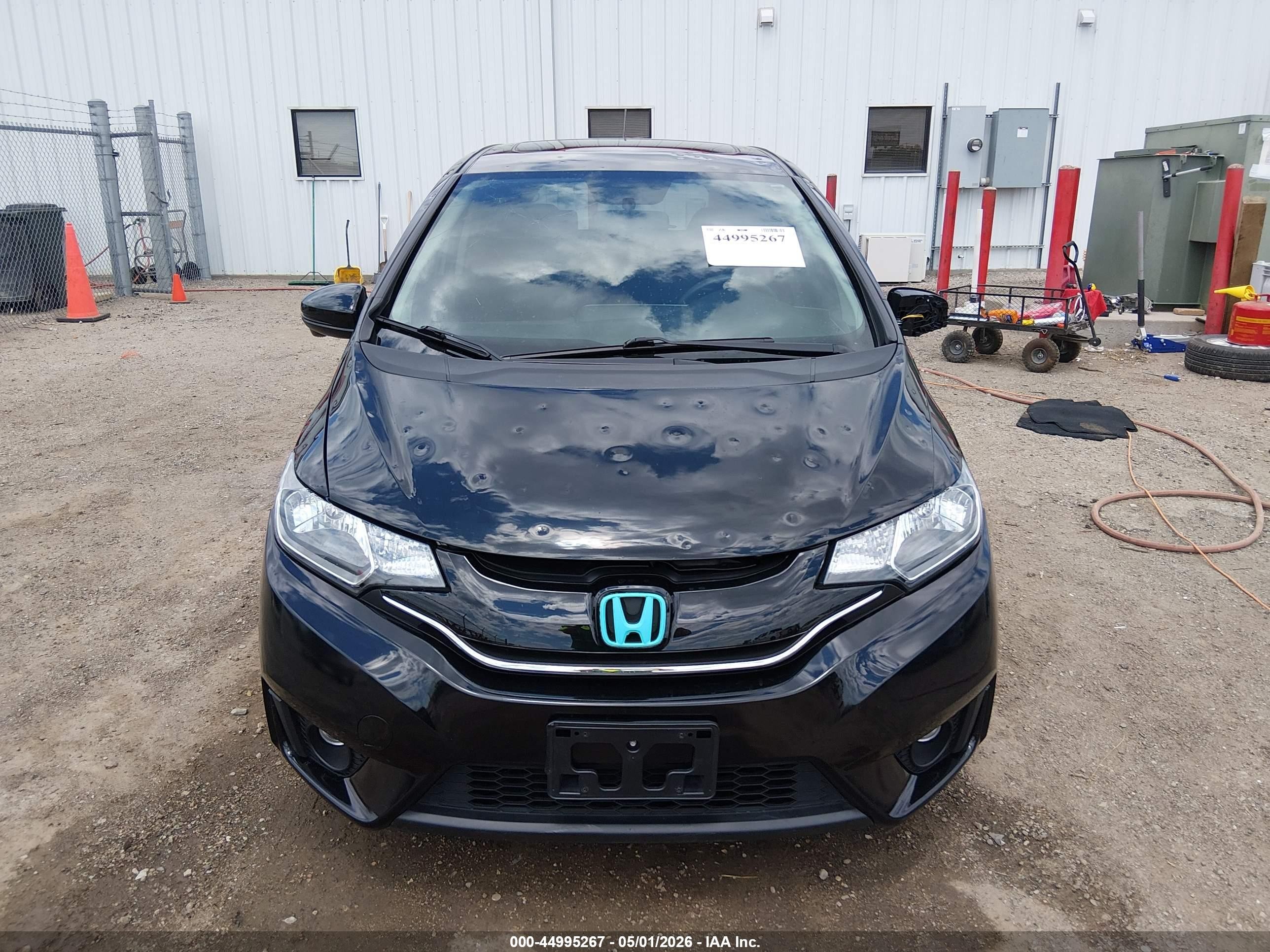 2015 Honda Fit Ex/ex-l Black vin: 3HGGK5H83FM734672