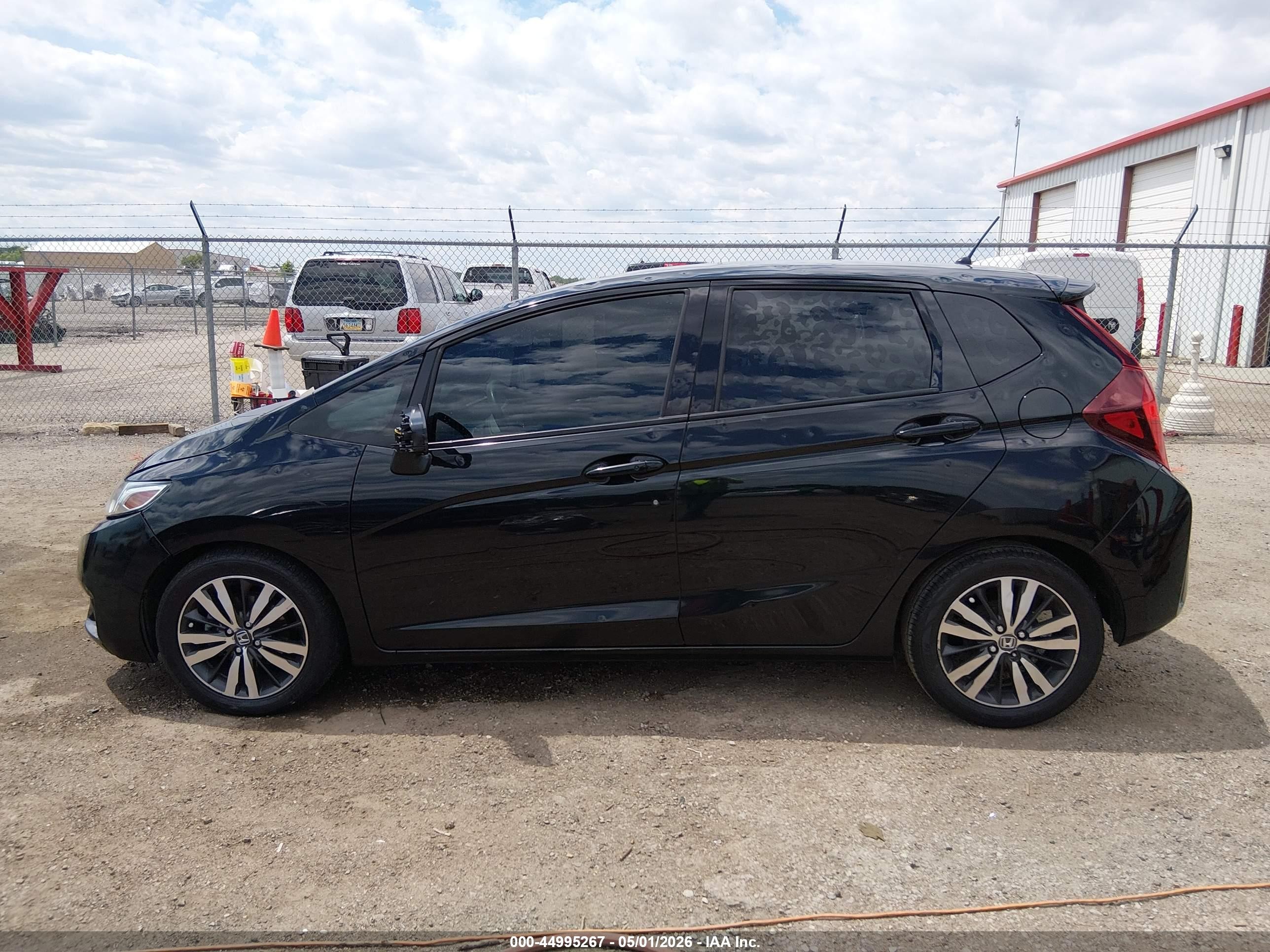 2015 Honda Fit Ex/ex-l Black vin: 3HGGK5H83FM734672