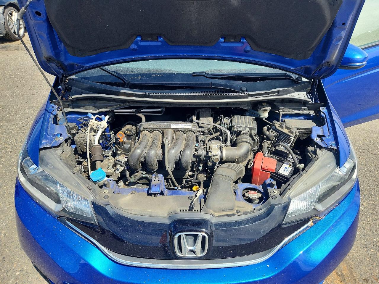 2015 Honda Fit Ex Blue vin: 3HGGK5H83FM736891