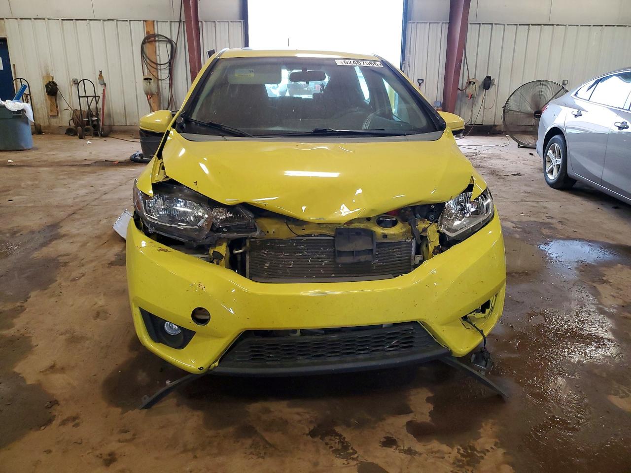 2015 Honda Fit Ex Желтый vin: 3HGGK5H83FM737569