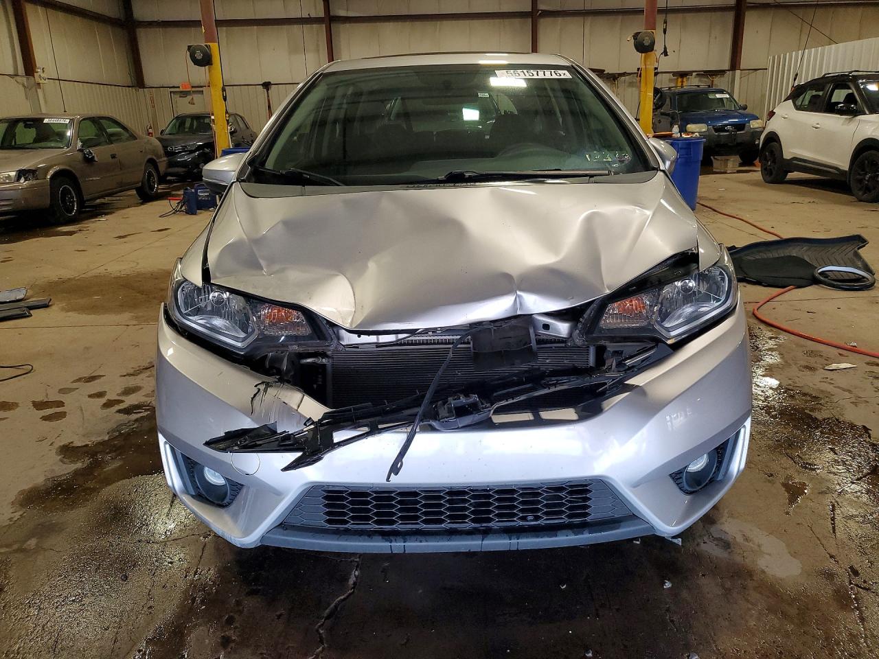2015 Honda Fit Ex Silver vin: 3HGGK5H83FM738186
