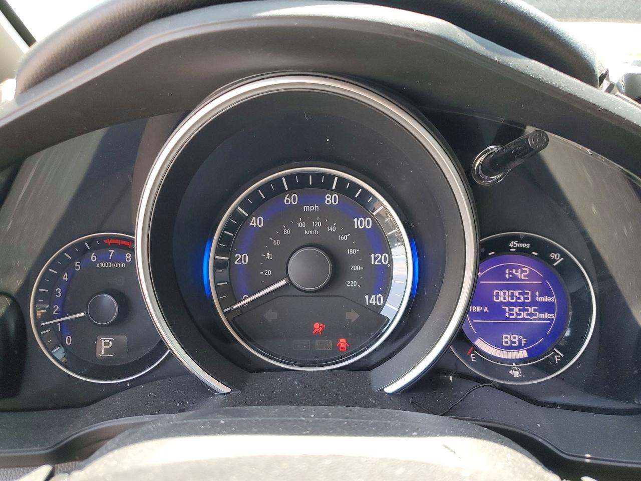 2015 Honda Fit Ex Gray vin: 3HGGK5H83FM740276