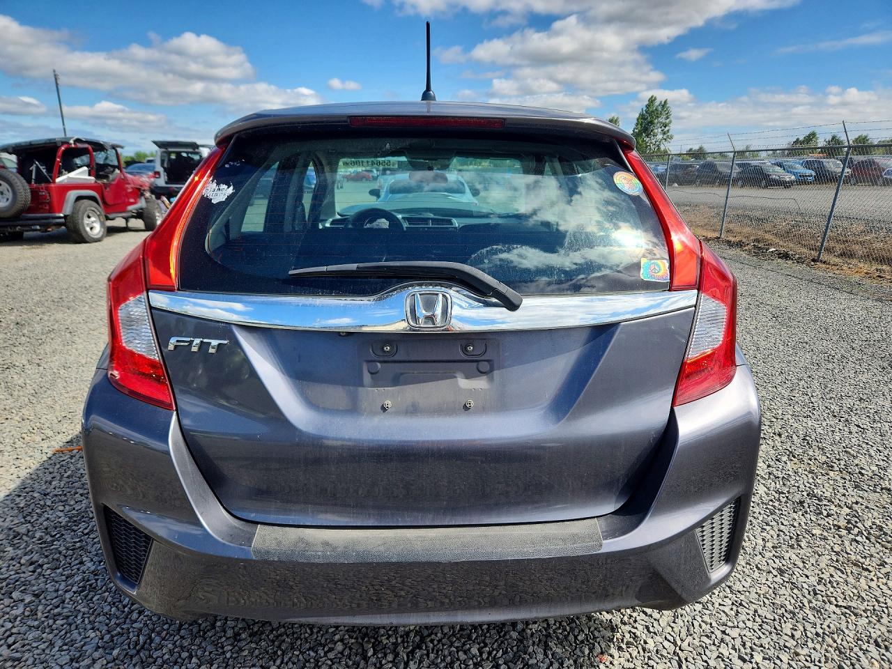 2015 Honda Fit Ex Gray vin: 3HGGK5H83FM746644