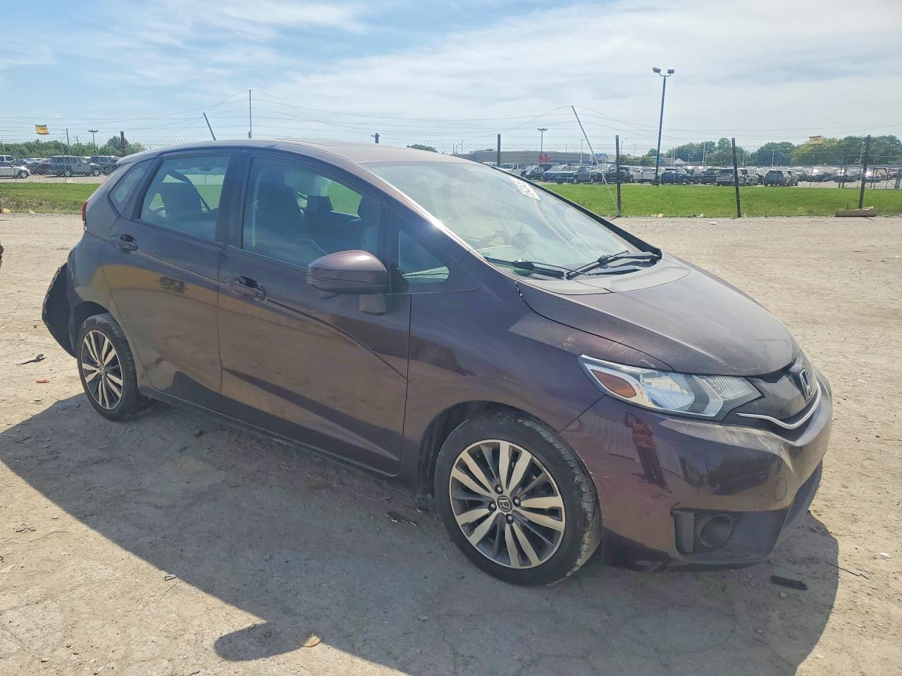 2015 Honda Fit Ex Purple vin: 3HGGK5H83FM752265