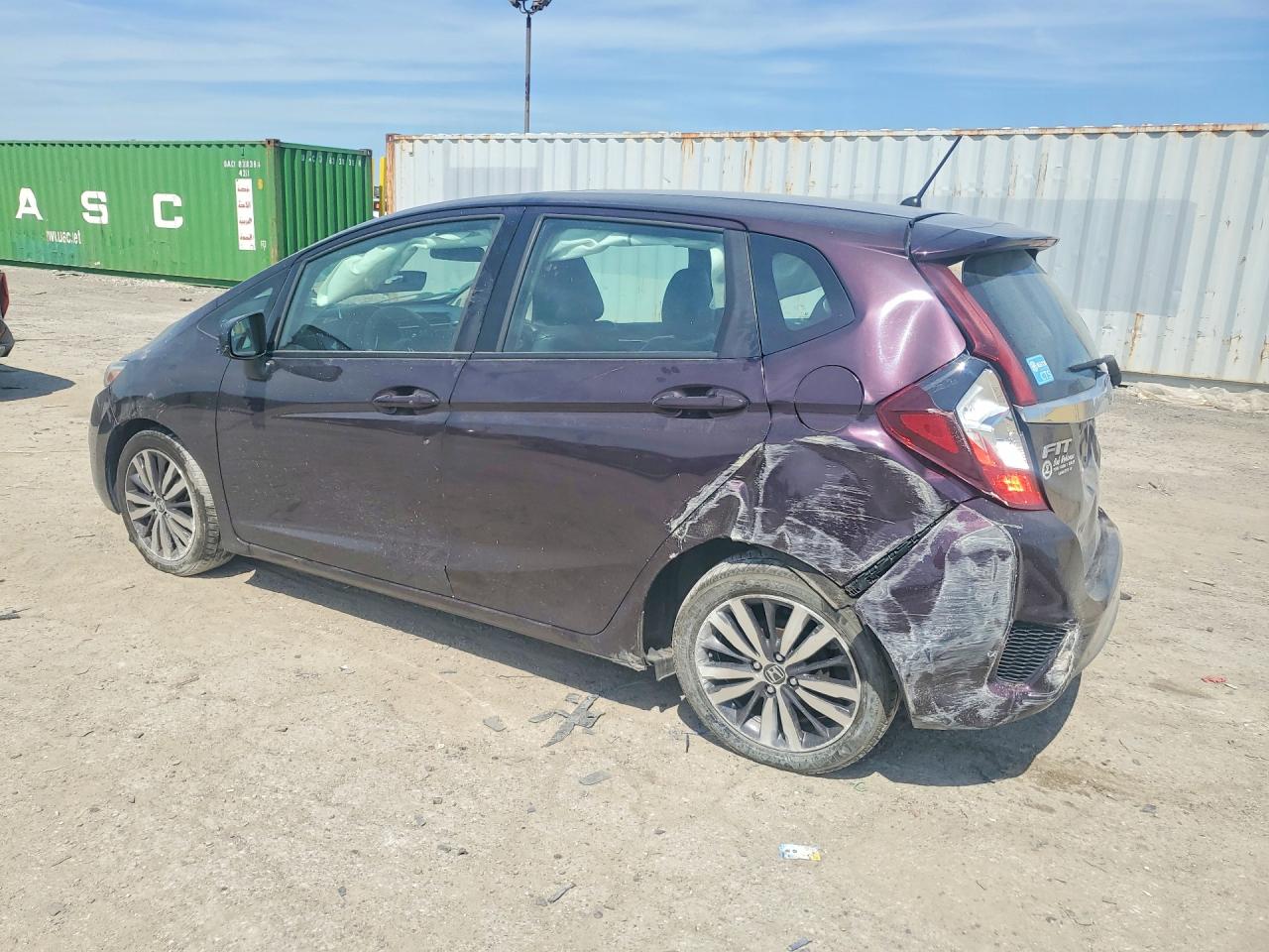 2015 Honda Fit Ex Purple vin: 3HGGK5H83FM752265