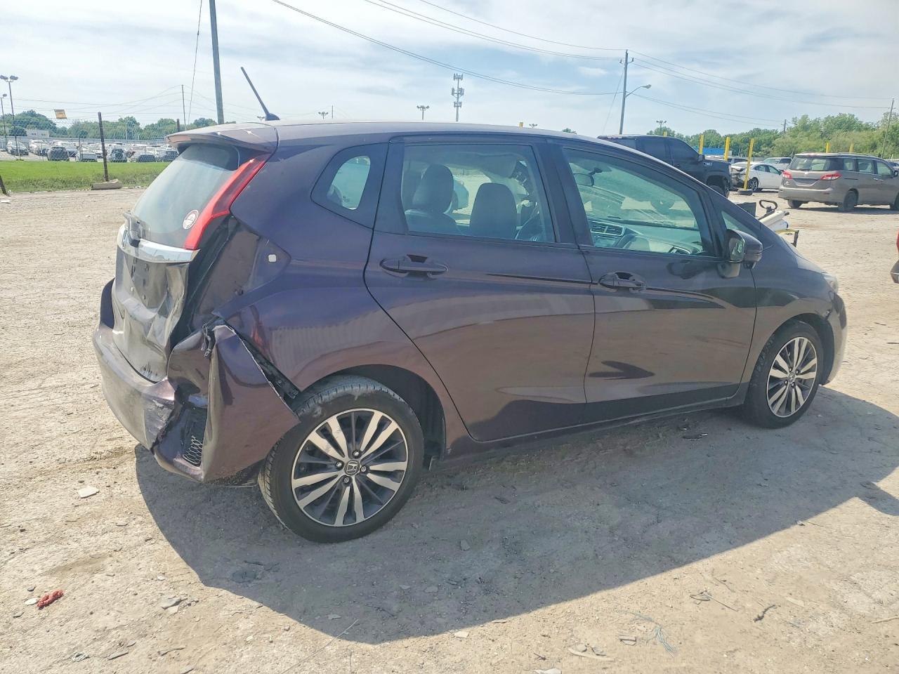 2015 Honda Fit Ex Purple vin: 3HGGK5H83FM752265