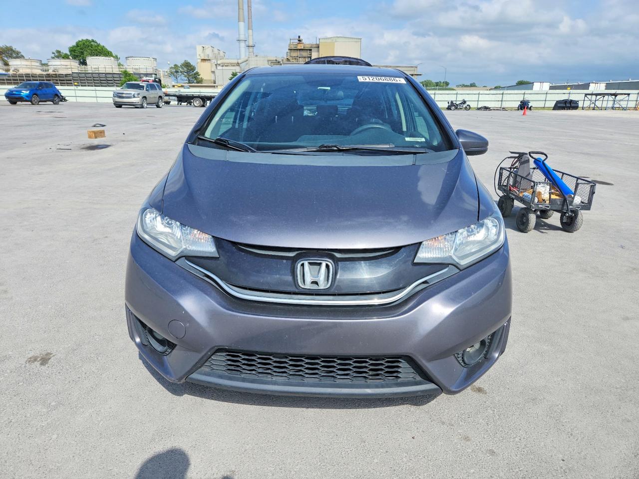 2015 Honda Fit Ex Серый vin: 3HGGK5H83FM758745