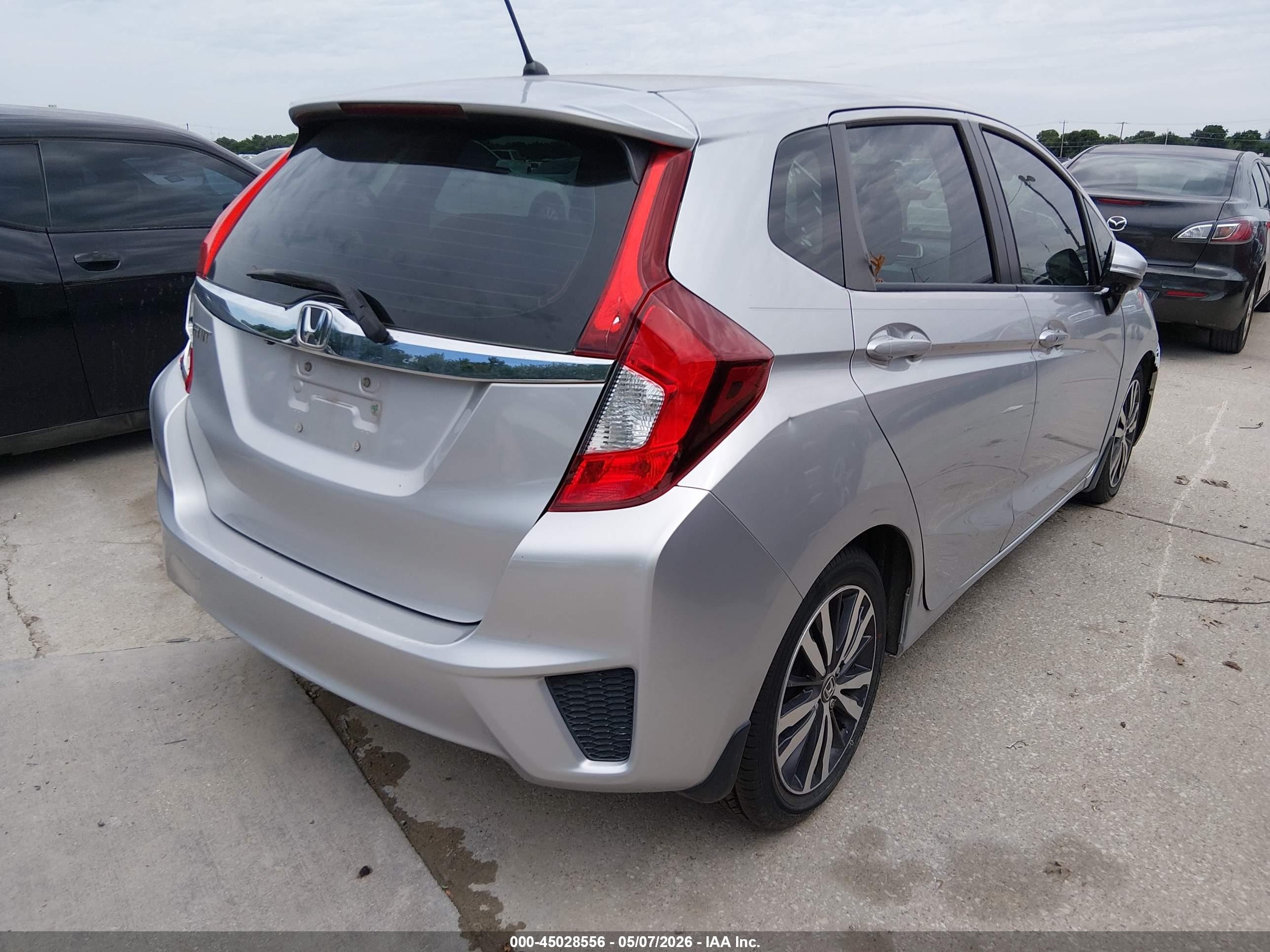 2015 Honda Fit Ex/ex-l Silver vin: 3HGGK5H83FM778798
