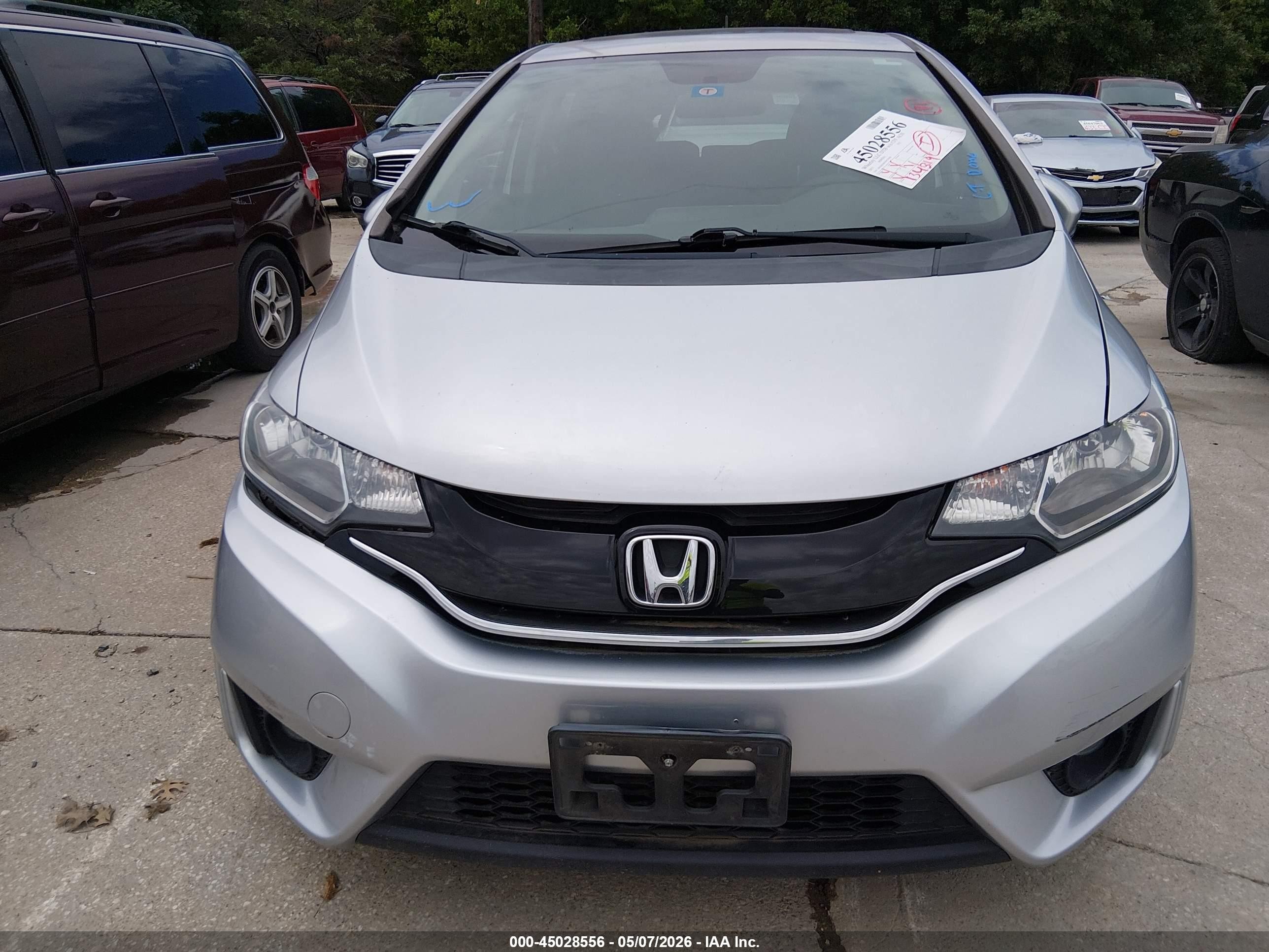 2015 Honda Fit Ex/ex-l Silver vin: 3HGGK5H83FM778798