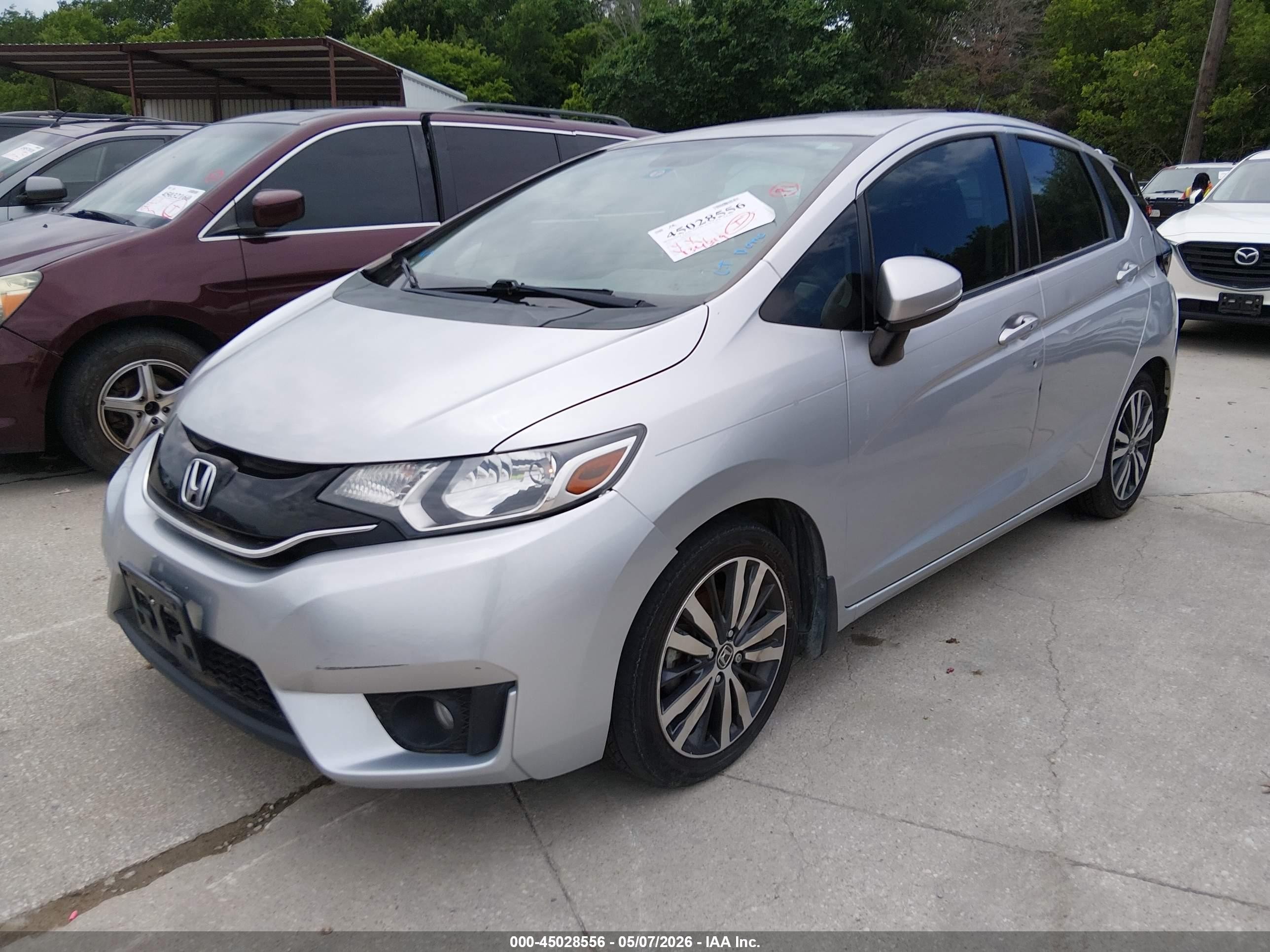 2015 Honda Fit Ex/ex-l Silver vin: 3HGGK5H83FM778798