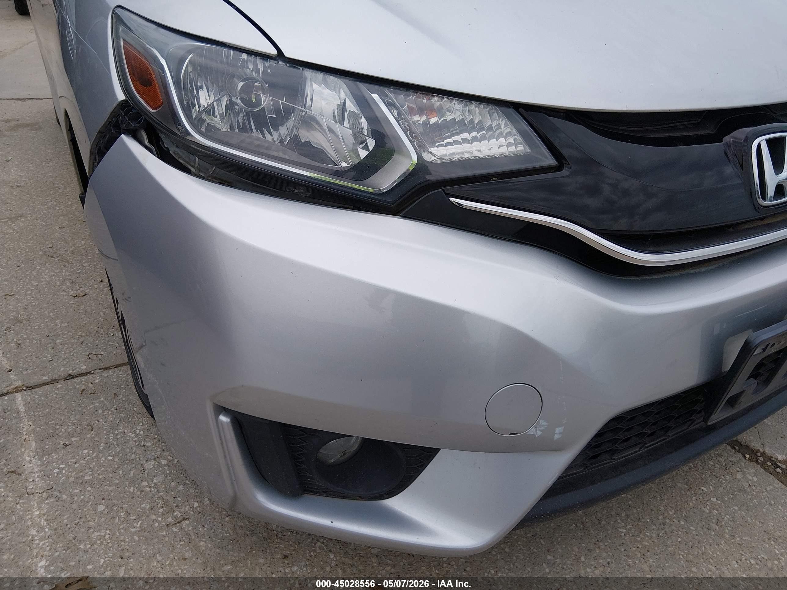 2015 Honda Fit Ex/ex-l Silver vin: 3HGGK5H83FM778798