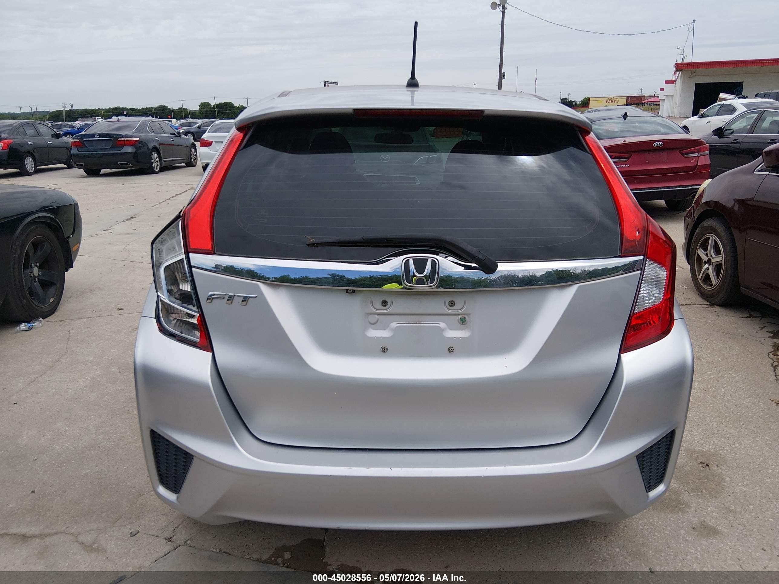 2015 Honda Fit Ex/ex-l Silver vin: 3HGGK5H83FM778798