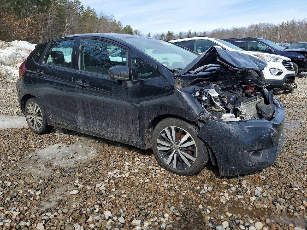2015 Honda Fit Ex Black vin: 3HGGK5H84FM703107