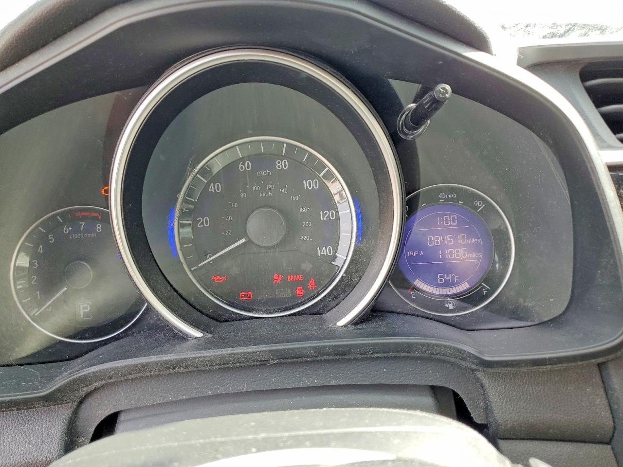 2015 Honda Fit Ex Black vin: 3HGGK5H84FM703107
