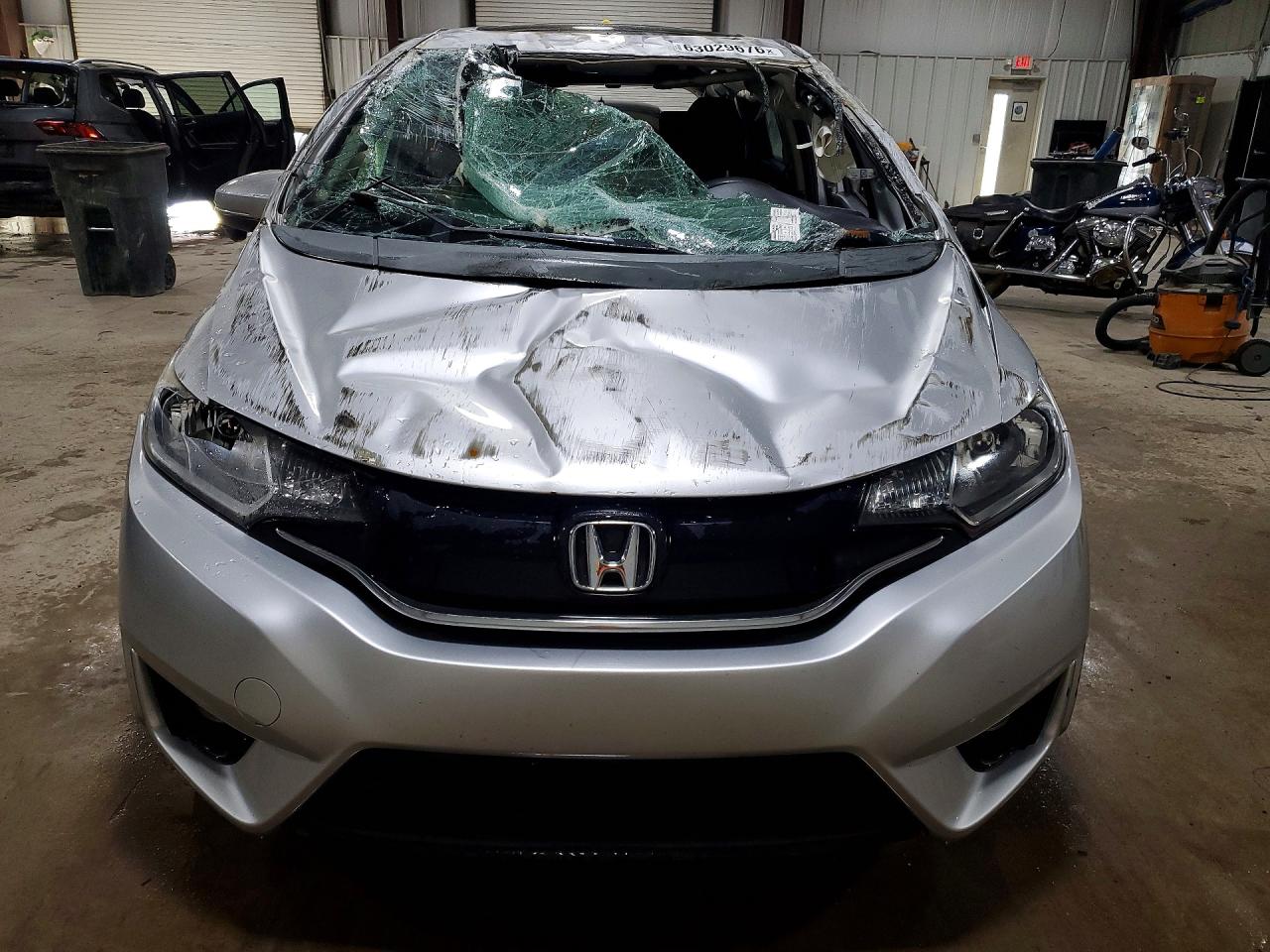 2015 Honda Fit Ex Silver vin: 3HGGK5H84FM703821