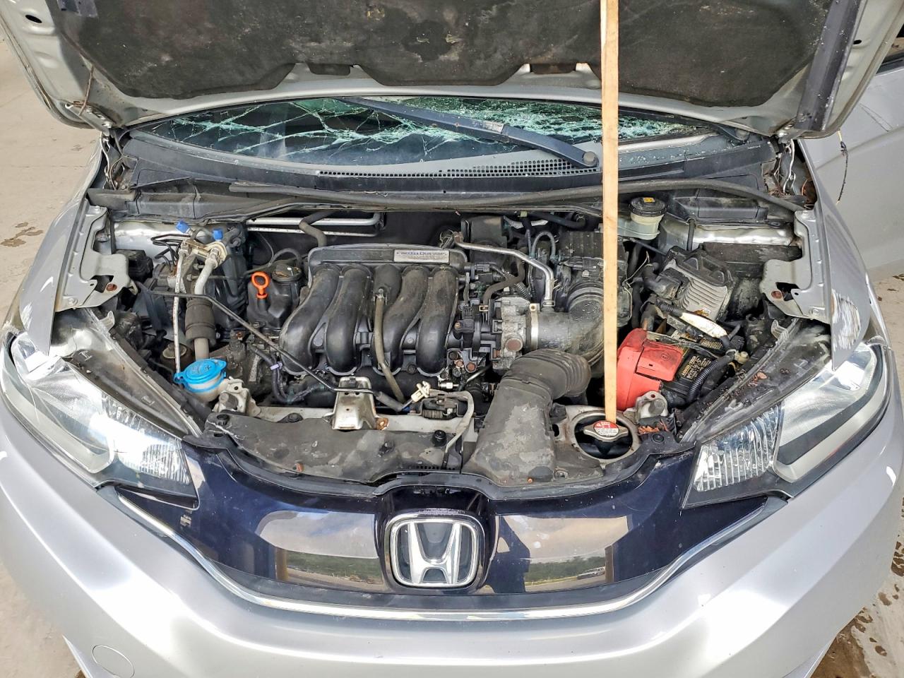 2015 Honda Fit Ex Silver vin: 3HGGK5H84FM703821