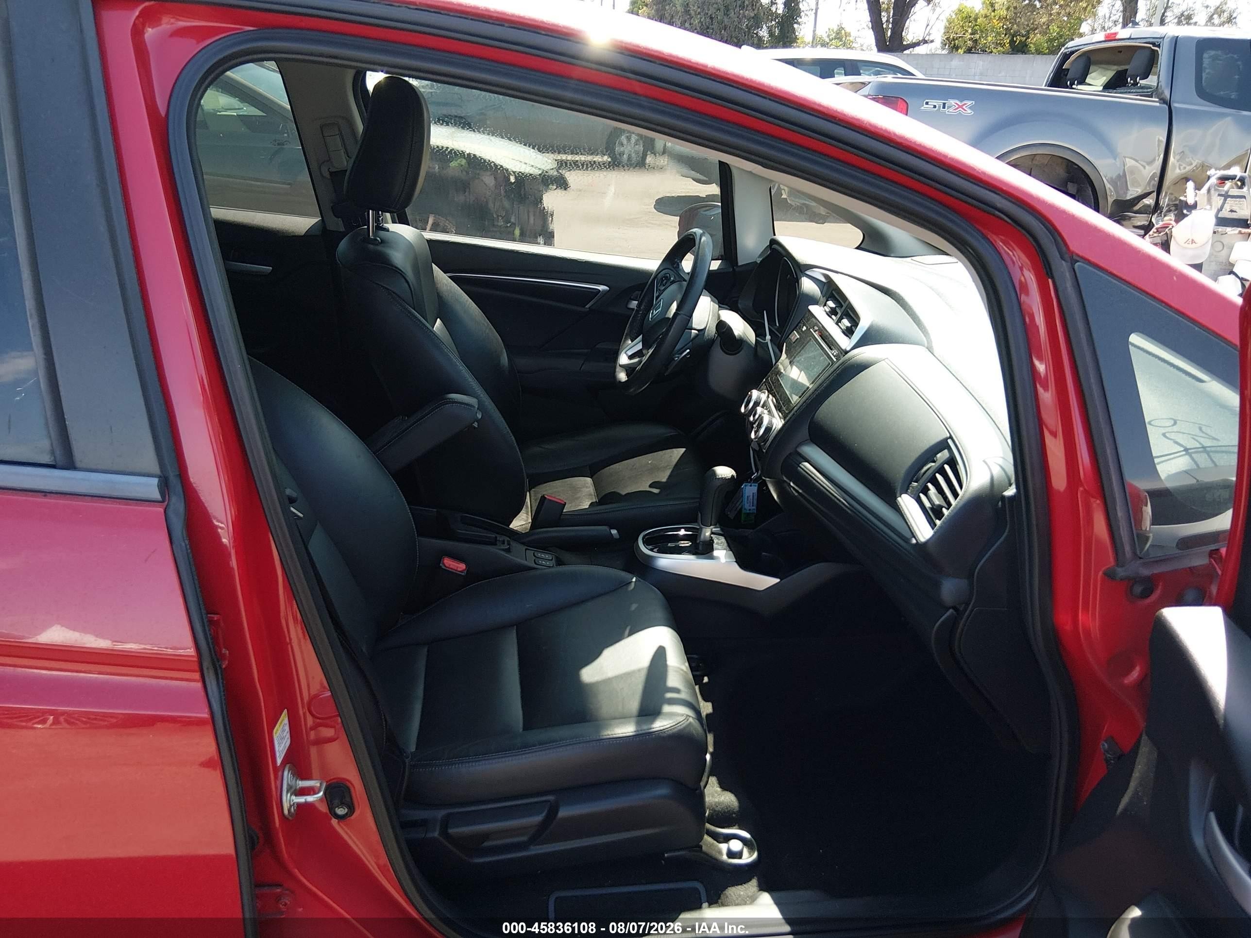 2015 Honda Fit Ex/ex-l Red vin: 3HGGK5H84FM708002