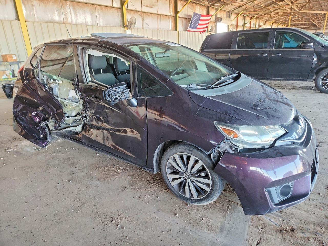 2015 Honda Fit Ex Purple vin: 3HGGK5H84FM710218