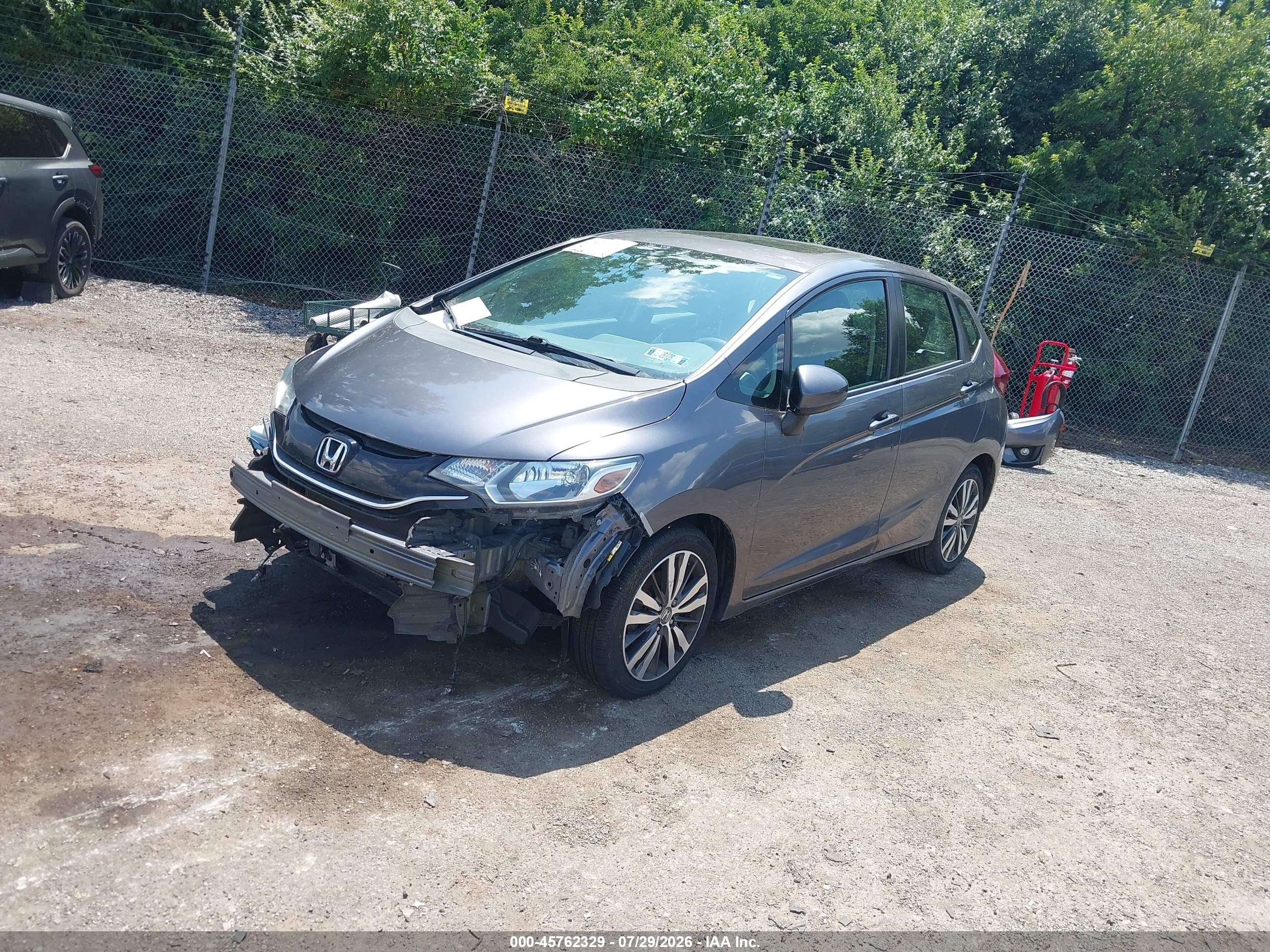 2015 Honda Fit Ex/ex-l Gray vin: 3HGGK5H84FM716648