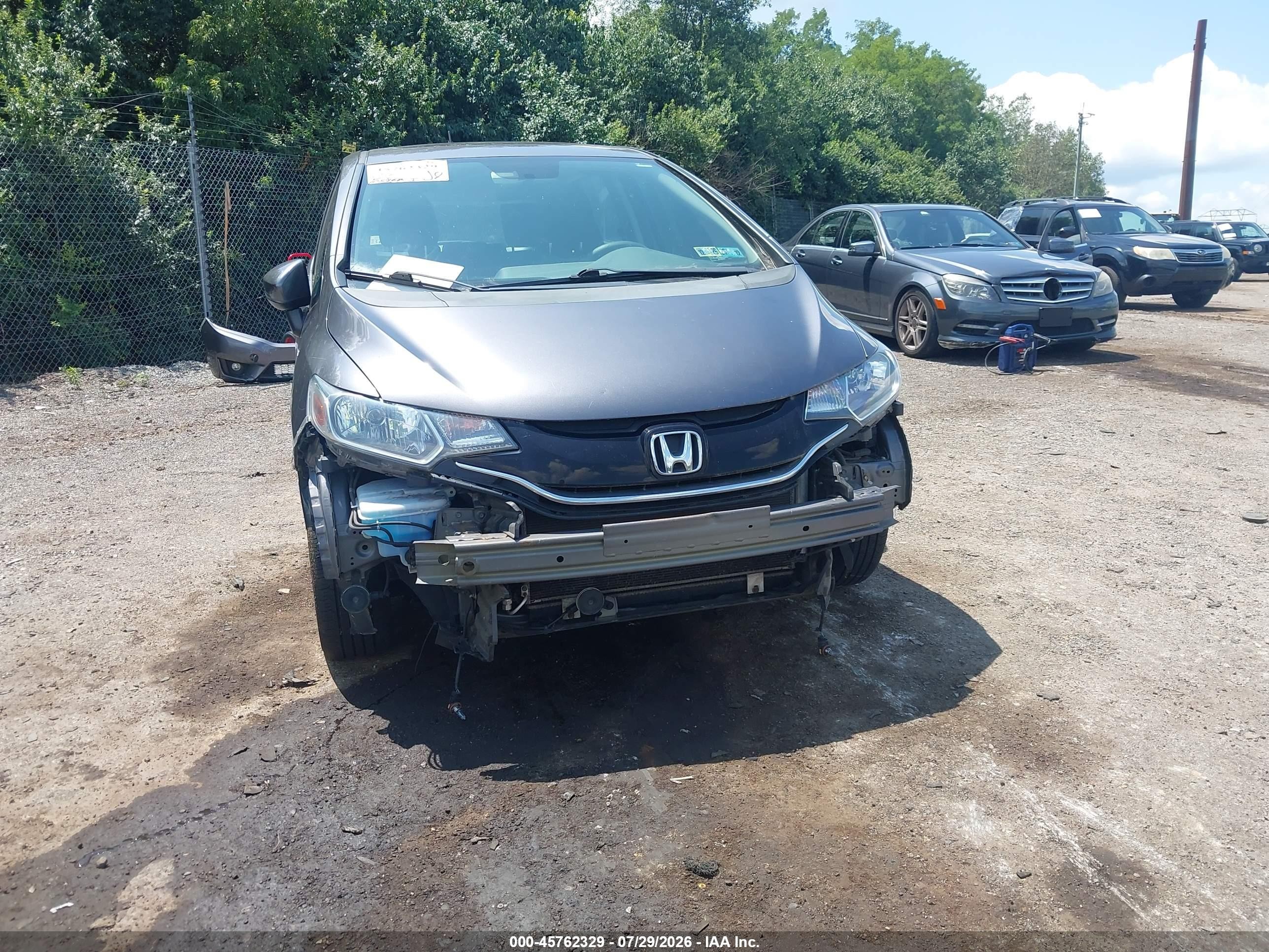 2015 Honda Fit Ex/ex-l Gray vin: 3HGGK5H84FM716648