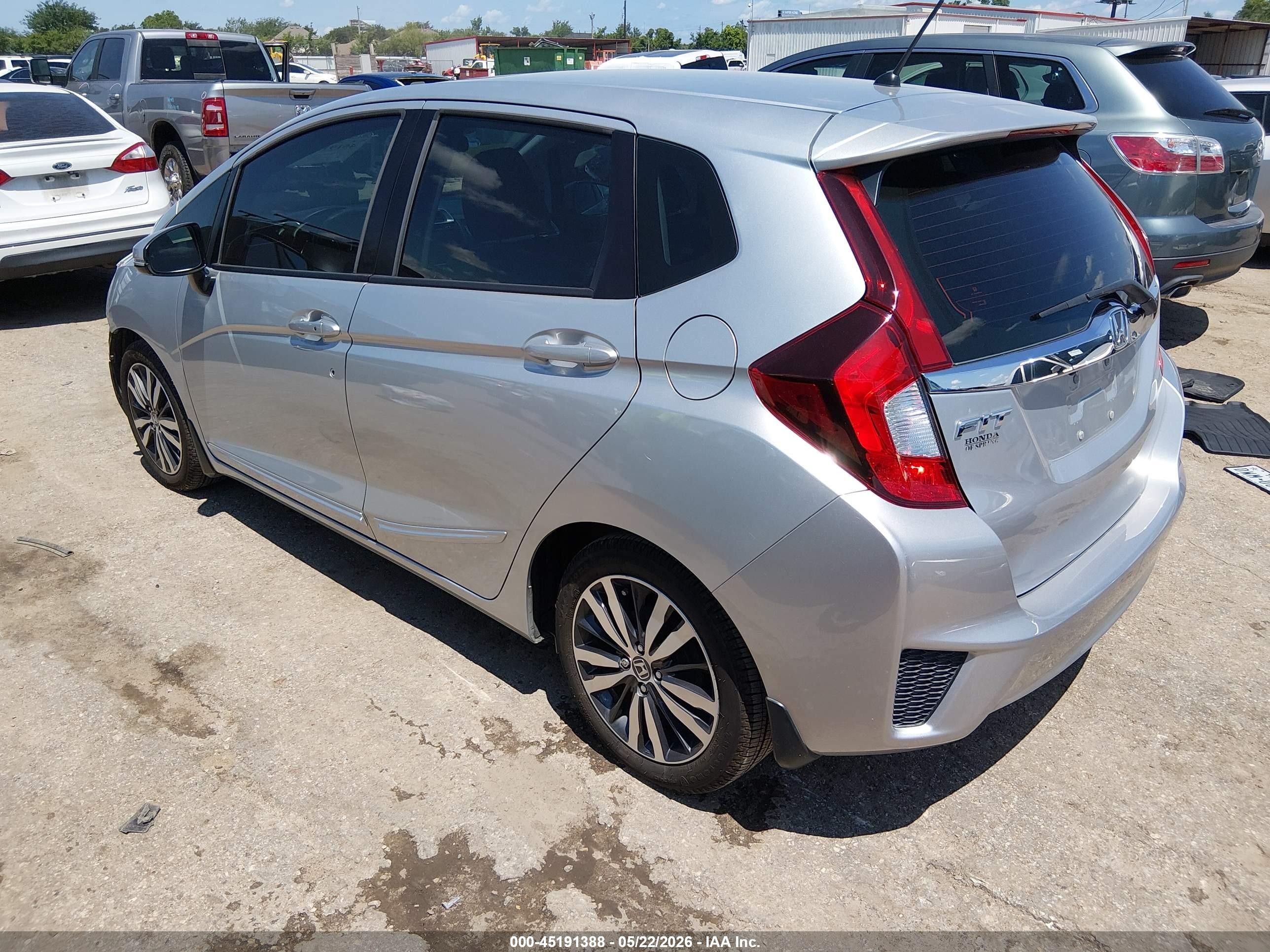 2015 Honda Fit Ex/ex-l Серебряный vin: 3HGGK5H84FM722692