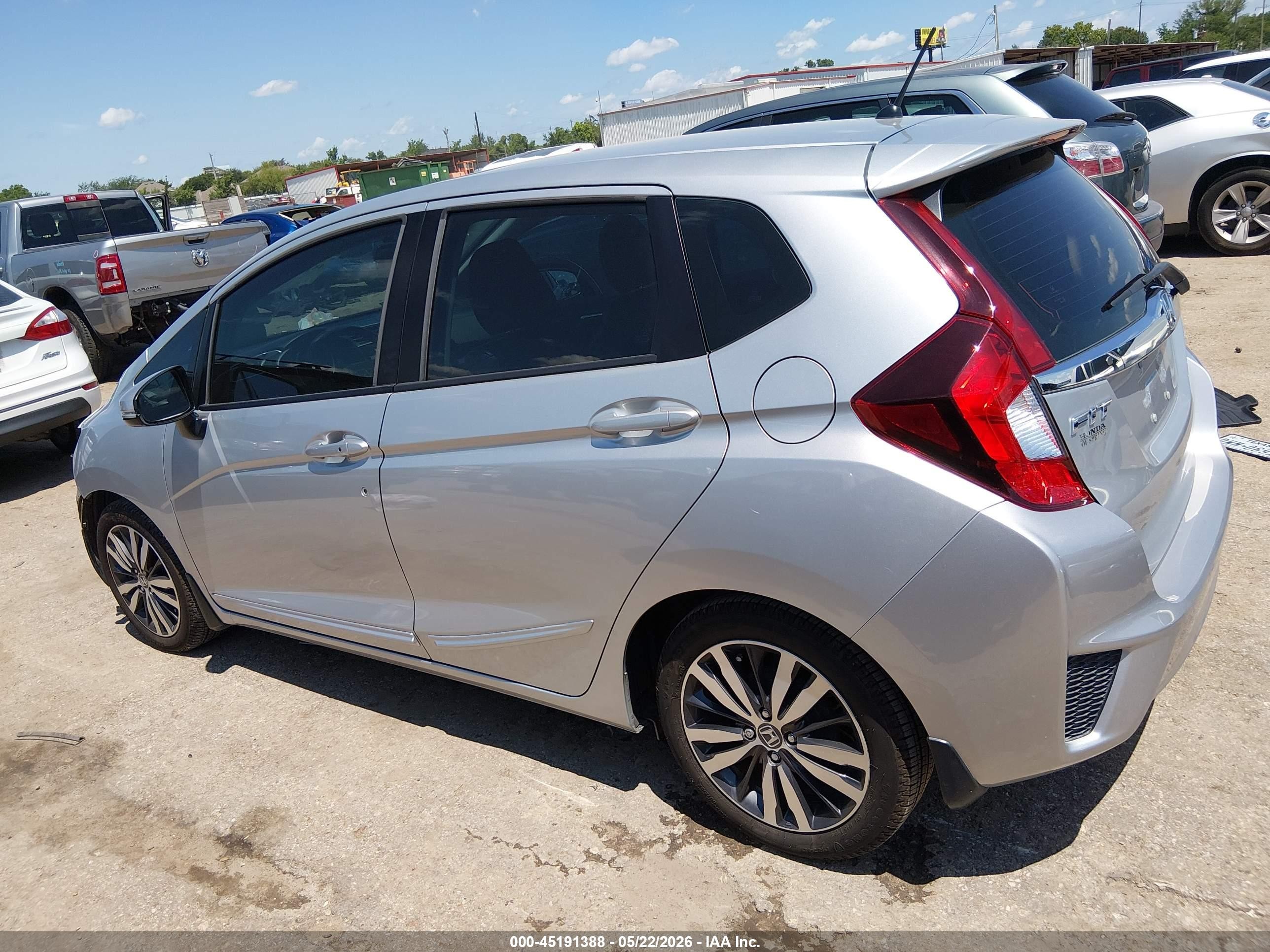 2015 Honda Fit Ex/ex-l Серебряный vin: 3HGGK5H84FM722692