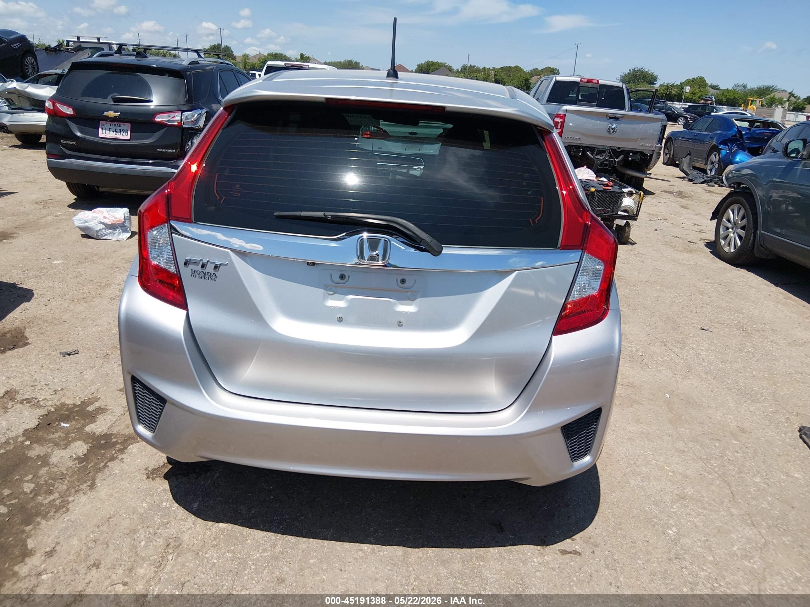 2015 Honda Fit Ex/ex-l Серебряный vin: 3HGGK5H84FM722692