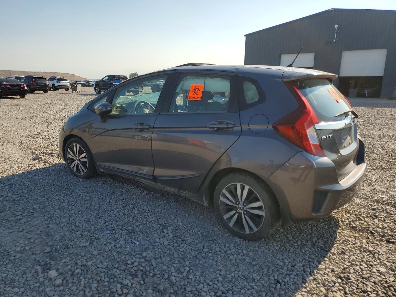 2015 Honda Fit Charcoal vin: 3HGGK5H84FM731571