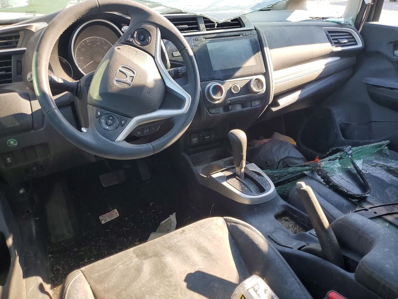 2015 Honda Fit Charcoal vin: 3HGGK5H84FM731571
