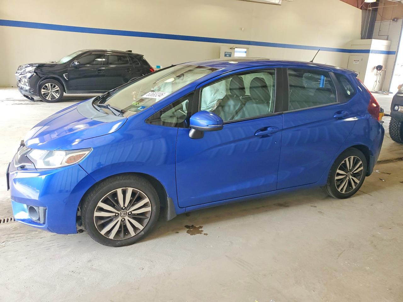 2015 Honda Fit Ex Blue vin: 3HGGK5H84FM749391
