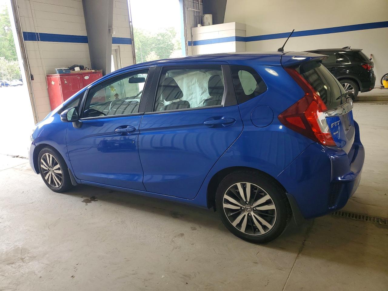 2015 Honda Fit Ex Blue vin: 3HGGK5H84FM749391