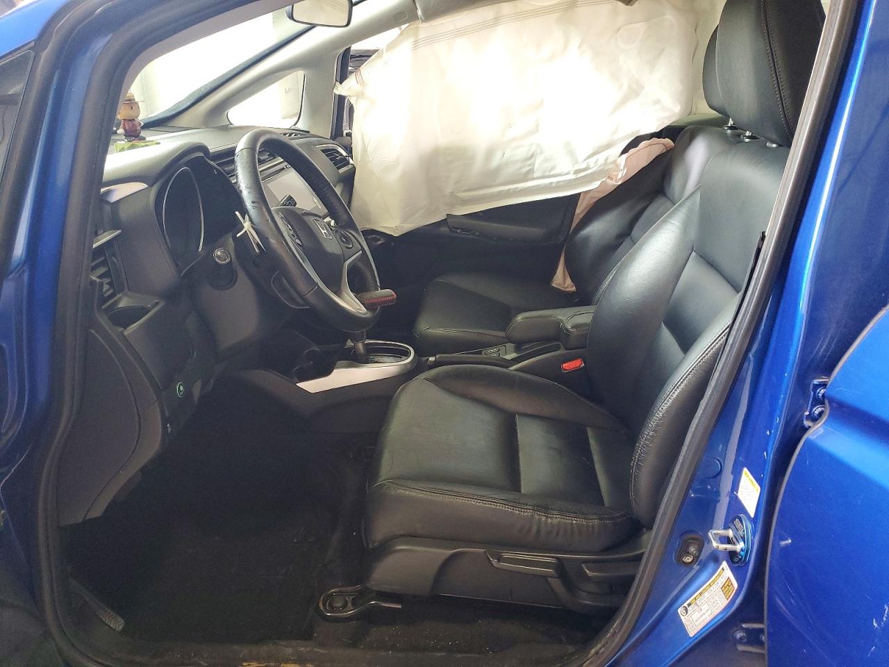 2015 Honda Fit Ex Blue vin: 3HGGK5H84FM749391