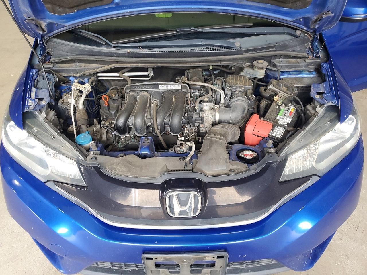 2015 Honda Fit Ex Blue vin: 3HGGK5H84FM749391