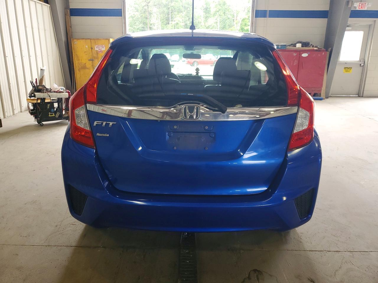 2015 Honda Fit Ex Blue vin: 3HGGK5H84FM749391