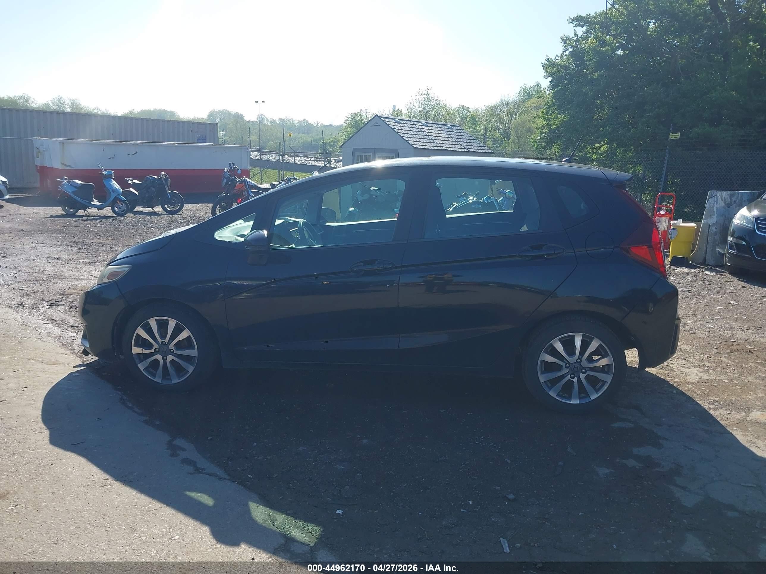 2015 Honda Fit Ex/ex-l Черный vin: 3HGGK5H84FM749777