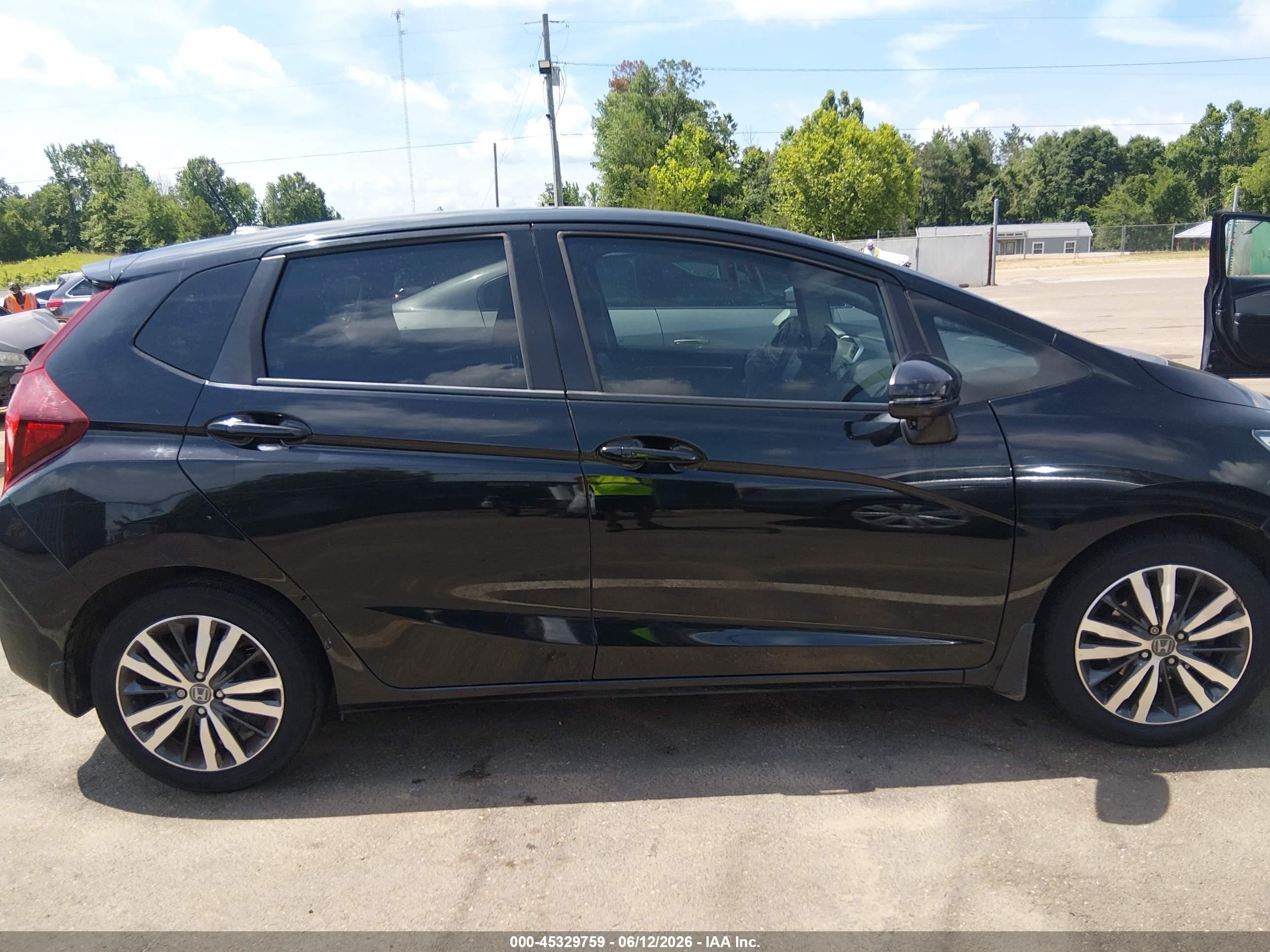 2015 Honda Fit Ex/ex-l Black vin: 3HGGK5H84FM750847