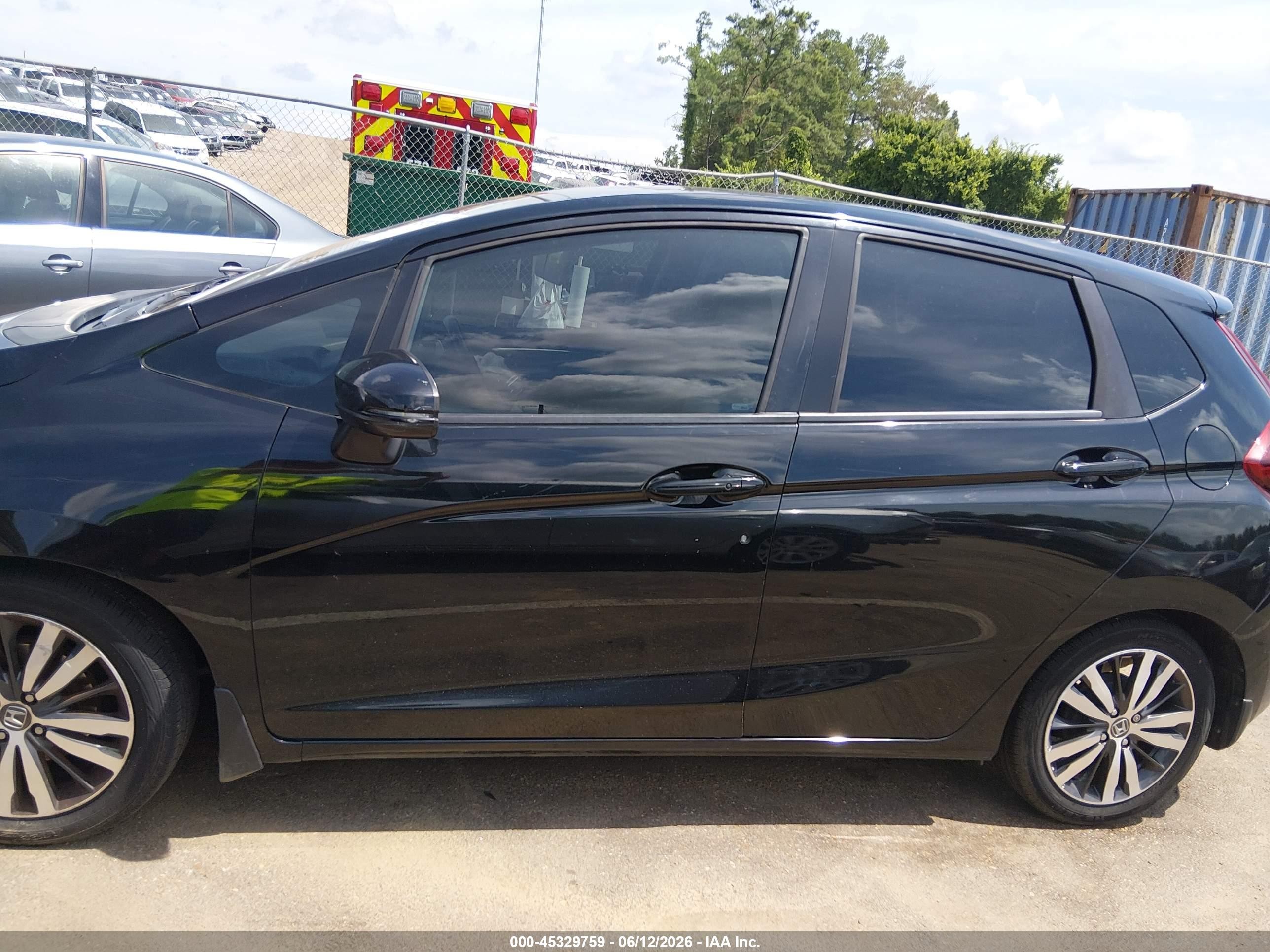 2015 Honda Fit Ex/ex-l Black vin: 3HGGK5H84FM750847