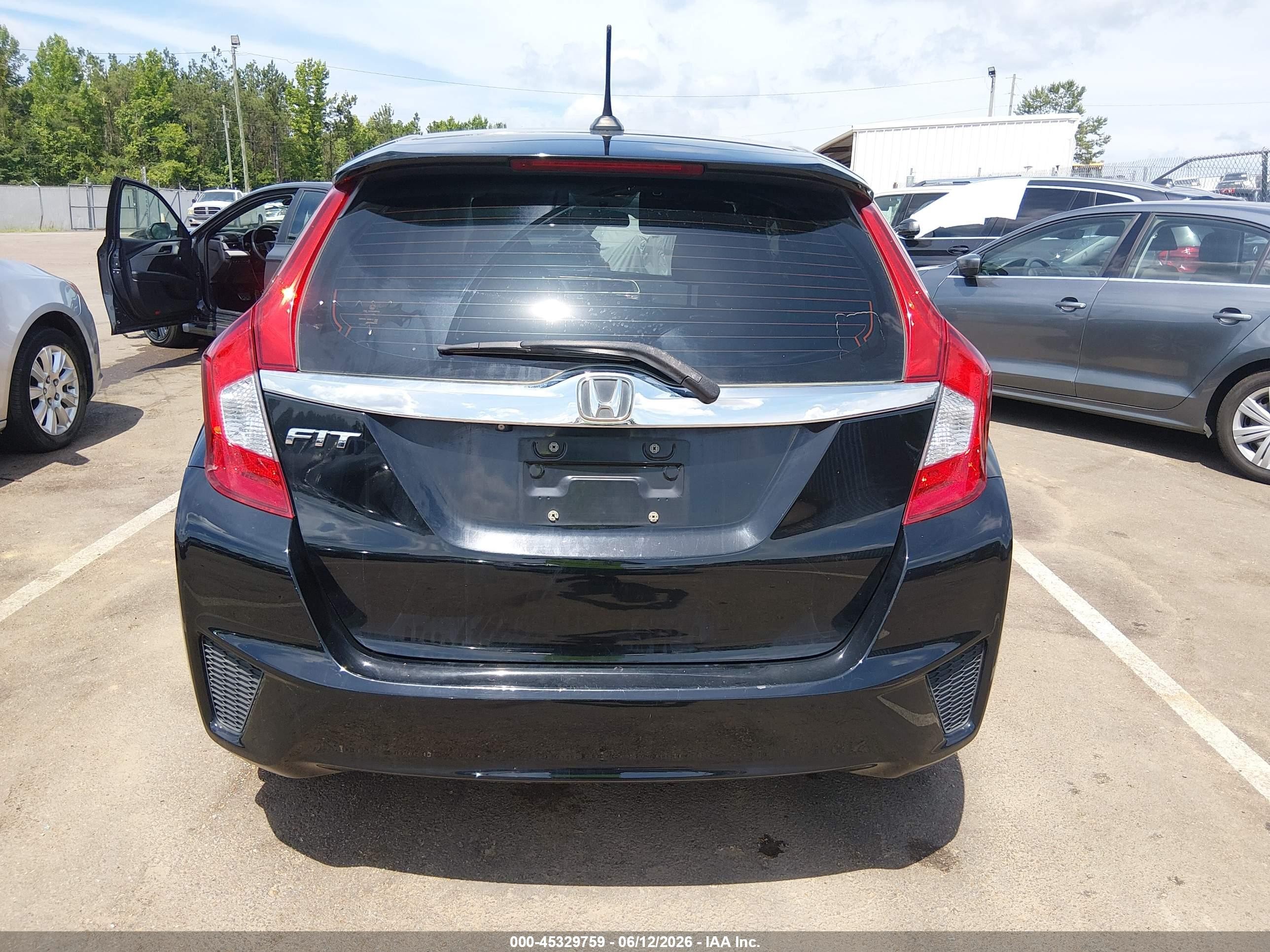 2015 Honda Fit Ex/ex-l Black vin: 3HGGK5H84FM750847