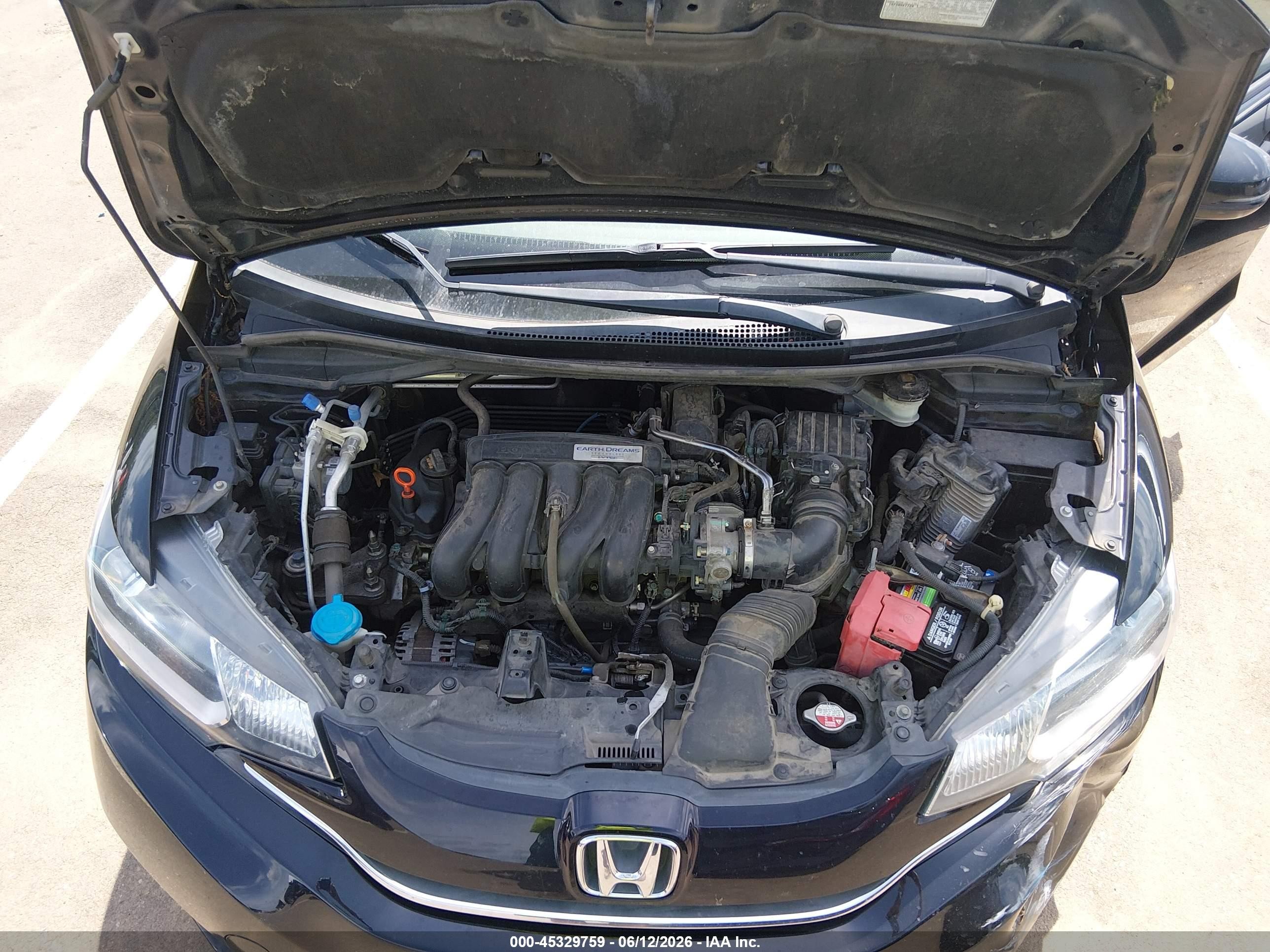 2015 Honda Fit Ex/ex-l Black vin: 3HGGK5H84FM750847